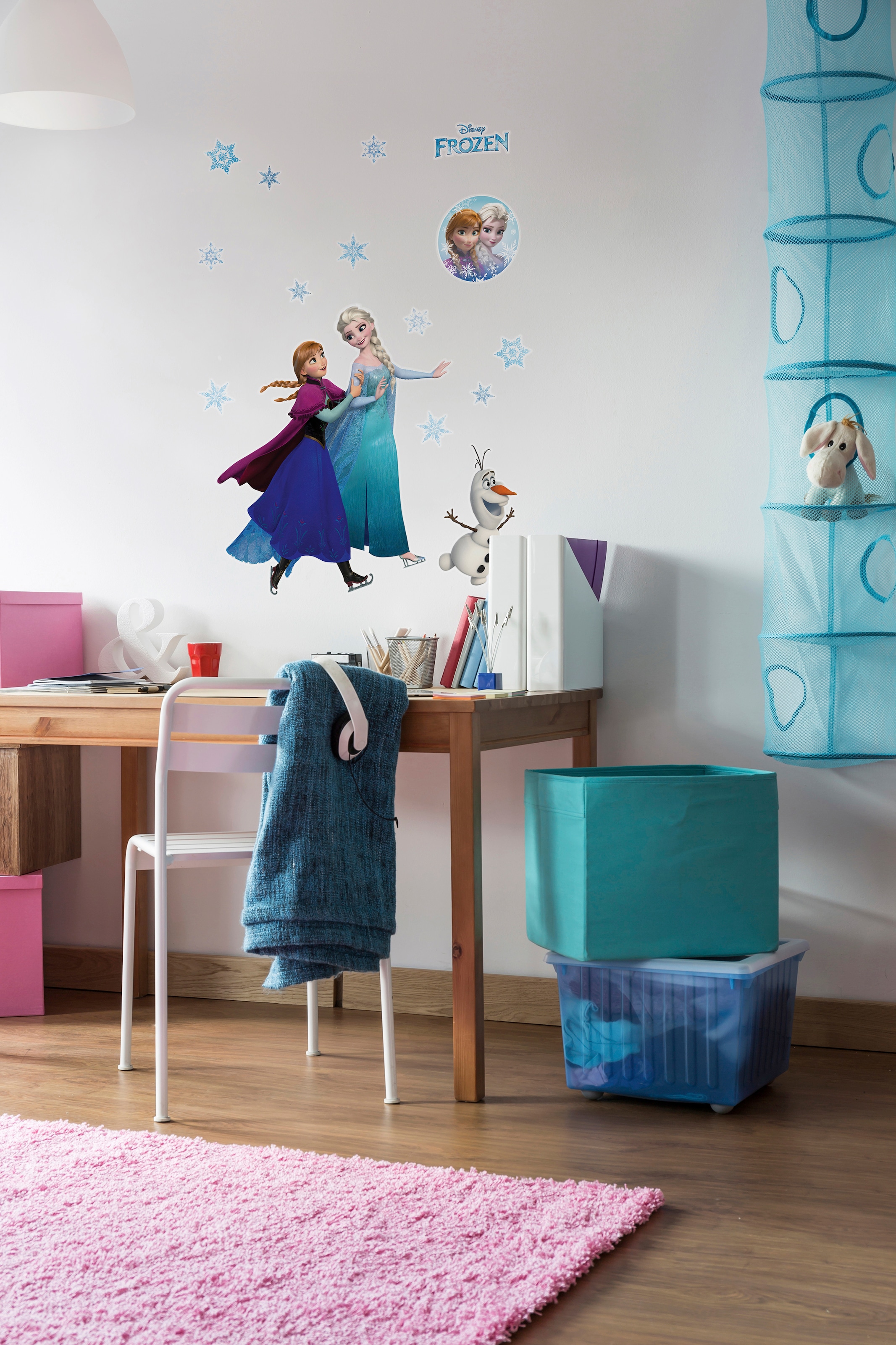 ✵ Komar Wandtattoo »Anna und Elsa«, (15 St.), 50x70 cm (Breite x Höhe), selbstklebendes  Wandtattoo online kaufen | Jelmoli-Versand