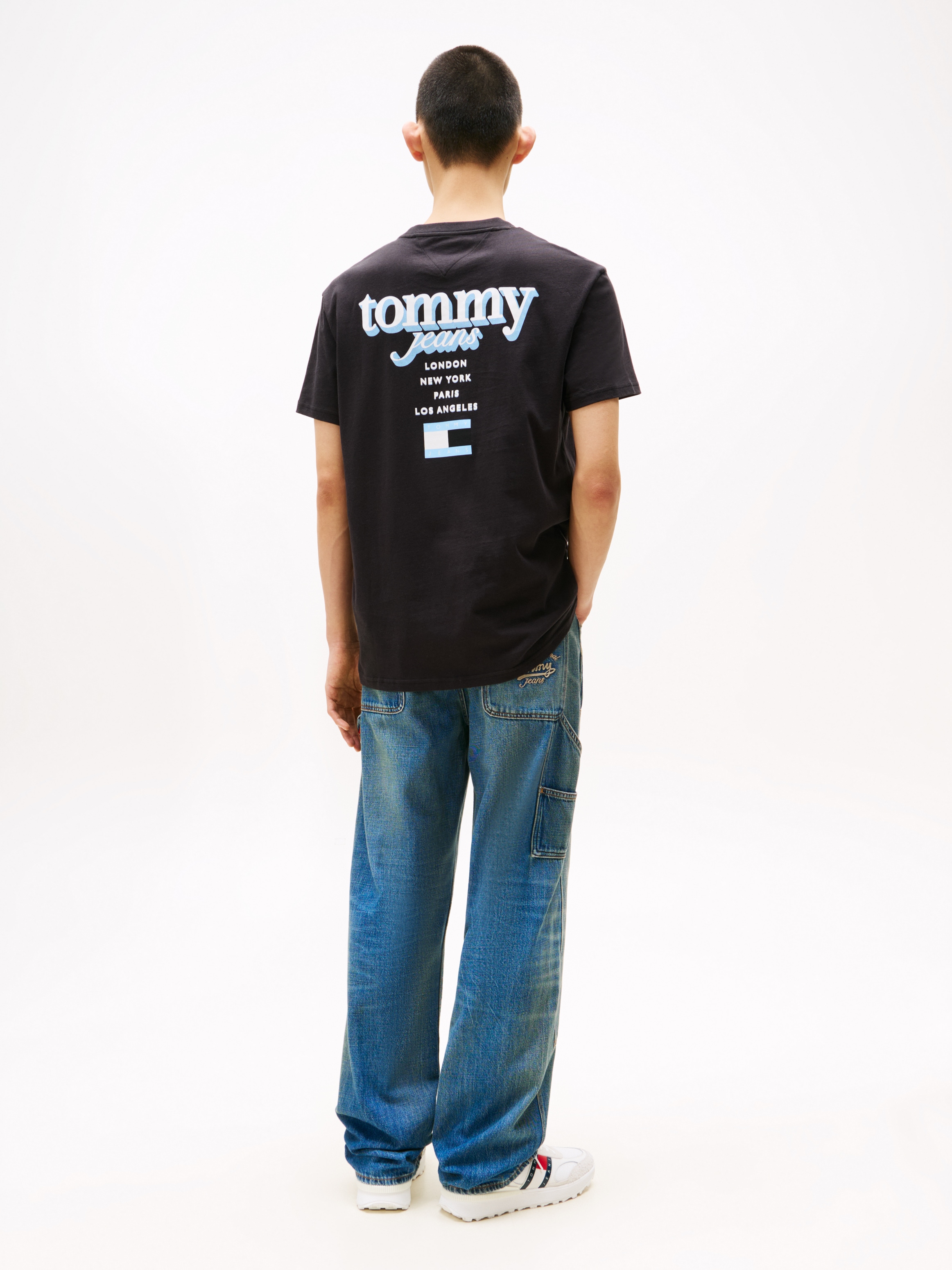 Tommy Jeans T-Shirt »TJM REG SIGNATURE CITY TEE«, mit grossem Rückenprint