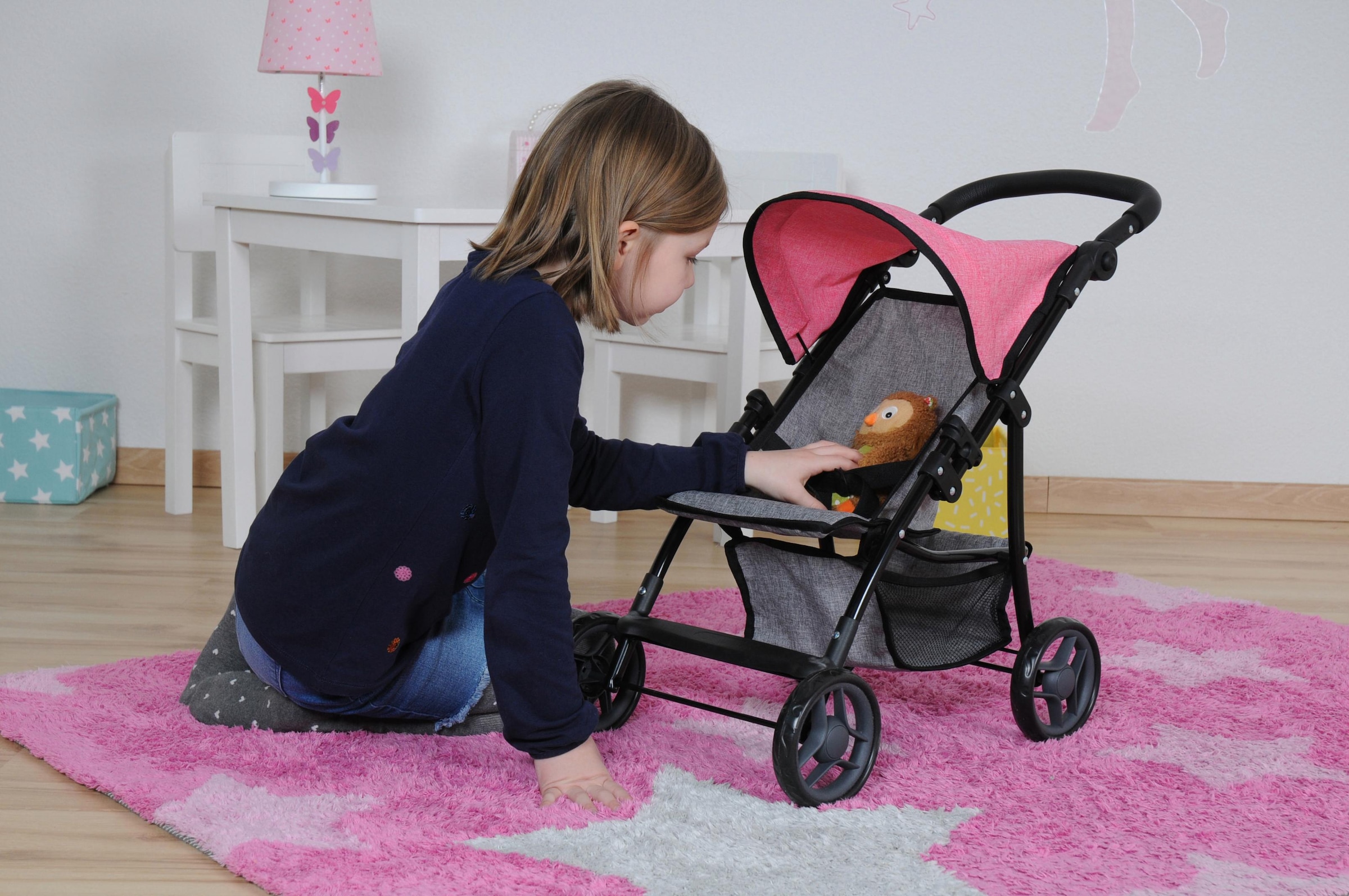 Knorrtoys® Puppenbuggy »Liba - Jeans Grey«