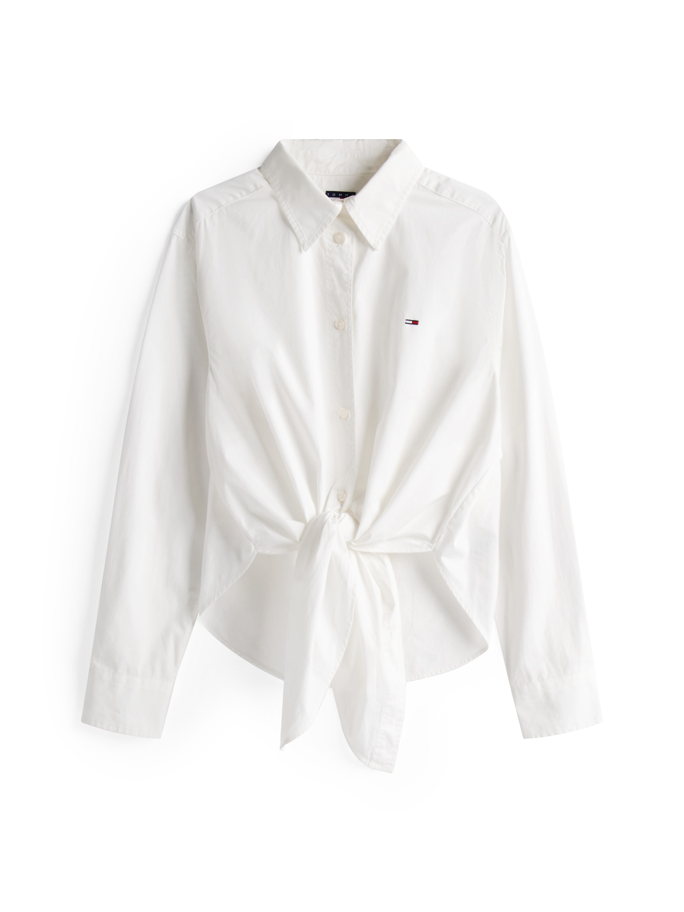 Tommy Jeans Langarmbluse »TJW LS TIE FRONT SHIRT«