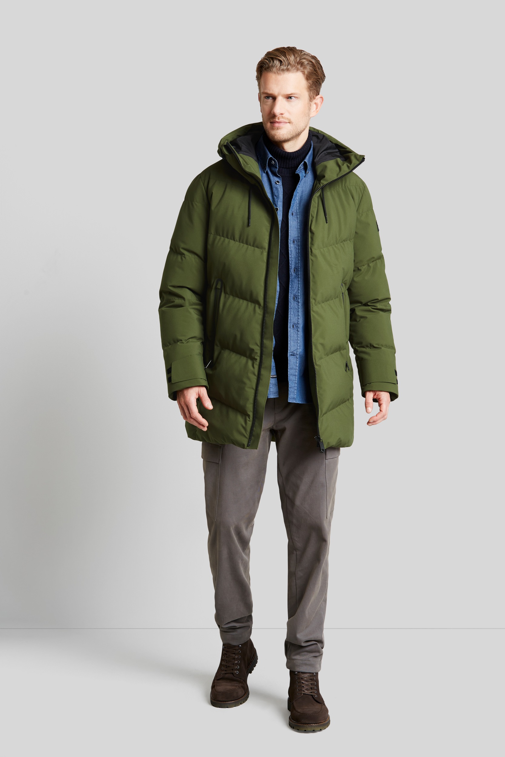 bugatti Parka, mit Kapuze, mit Rainseries-Funktion