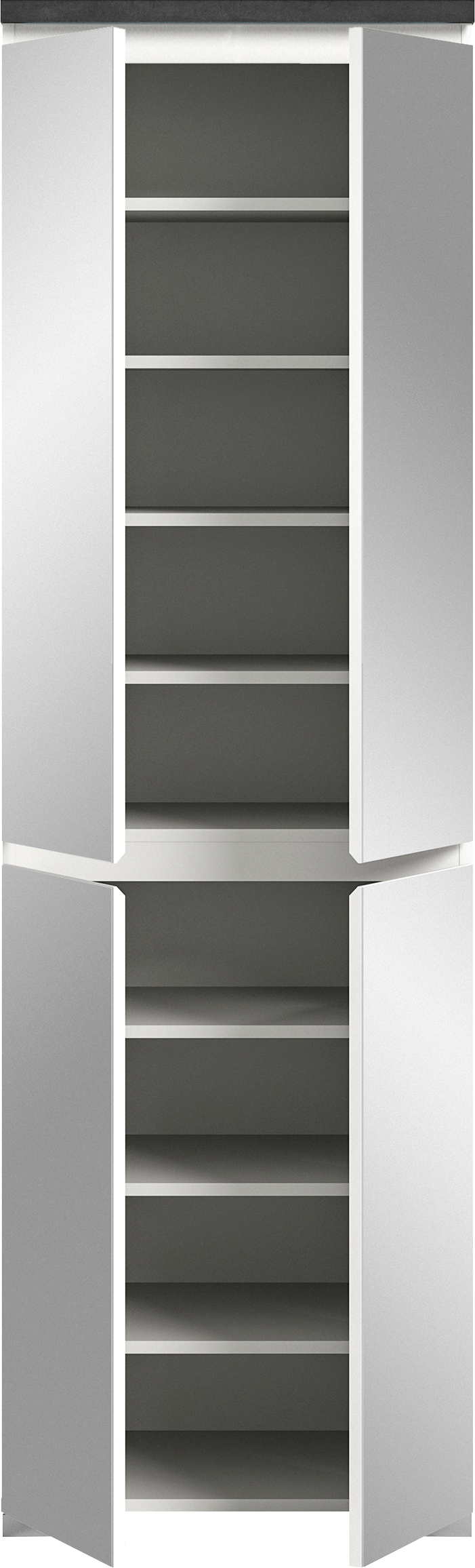 INOSIGN Schuhschrank »Skoskap, Tiefe 40 cm, 4 Türen, 9 Fächer, 7 verstellbare Einlegeböden«, Platz für ca. 27 Schuhpaare, Hochschrank, Spiegelschrank,Dielenschrank