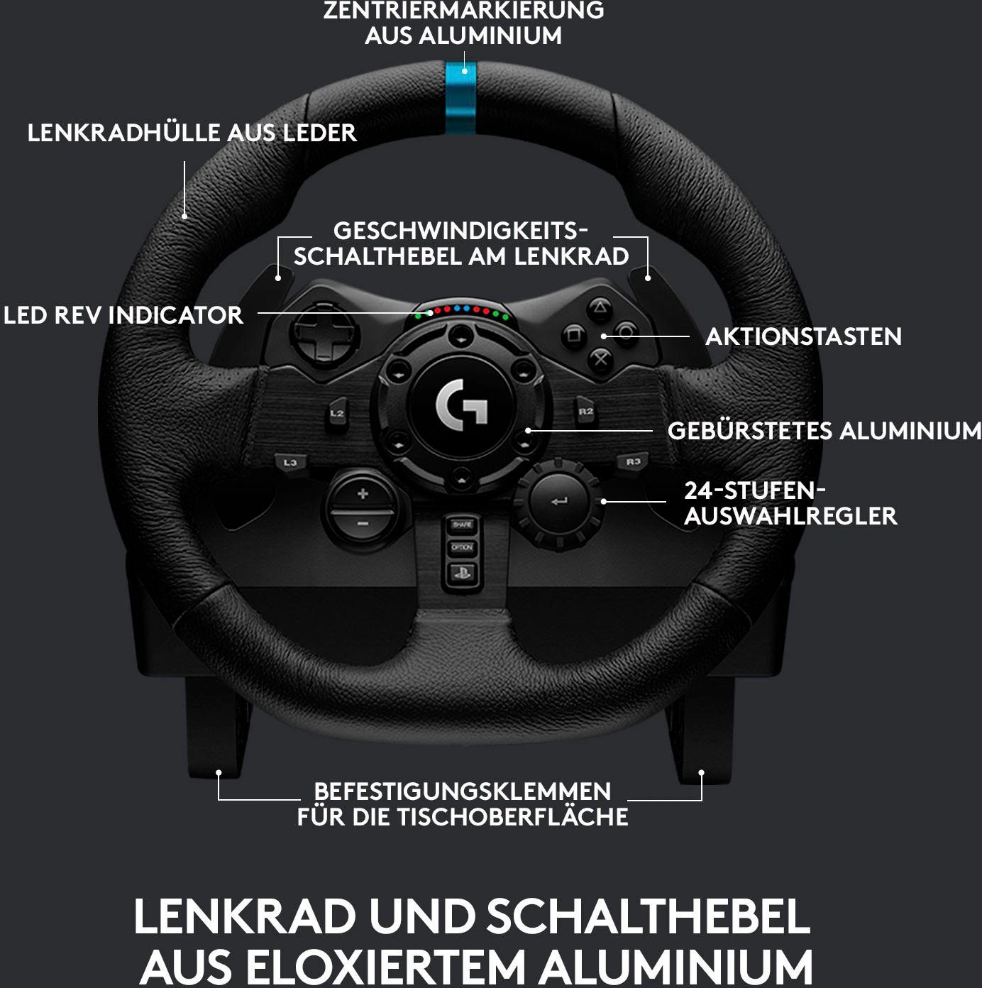 ➥ Logitech G Gaming-Lenkrad »G923 für PS4 und PC«, inkl. F1 2021 gleich  bestellen