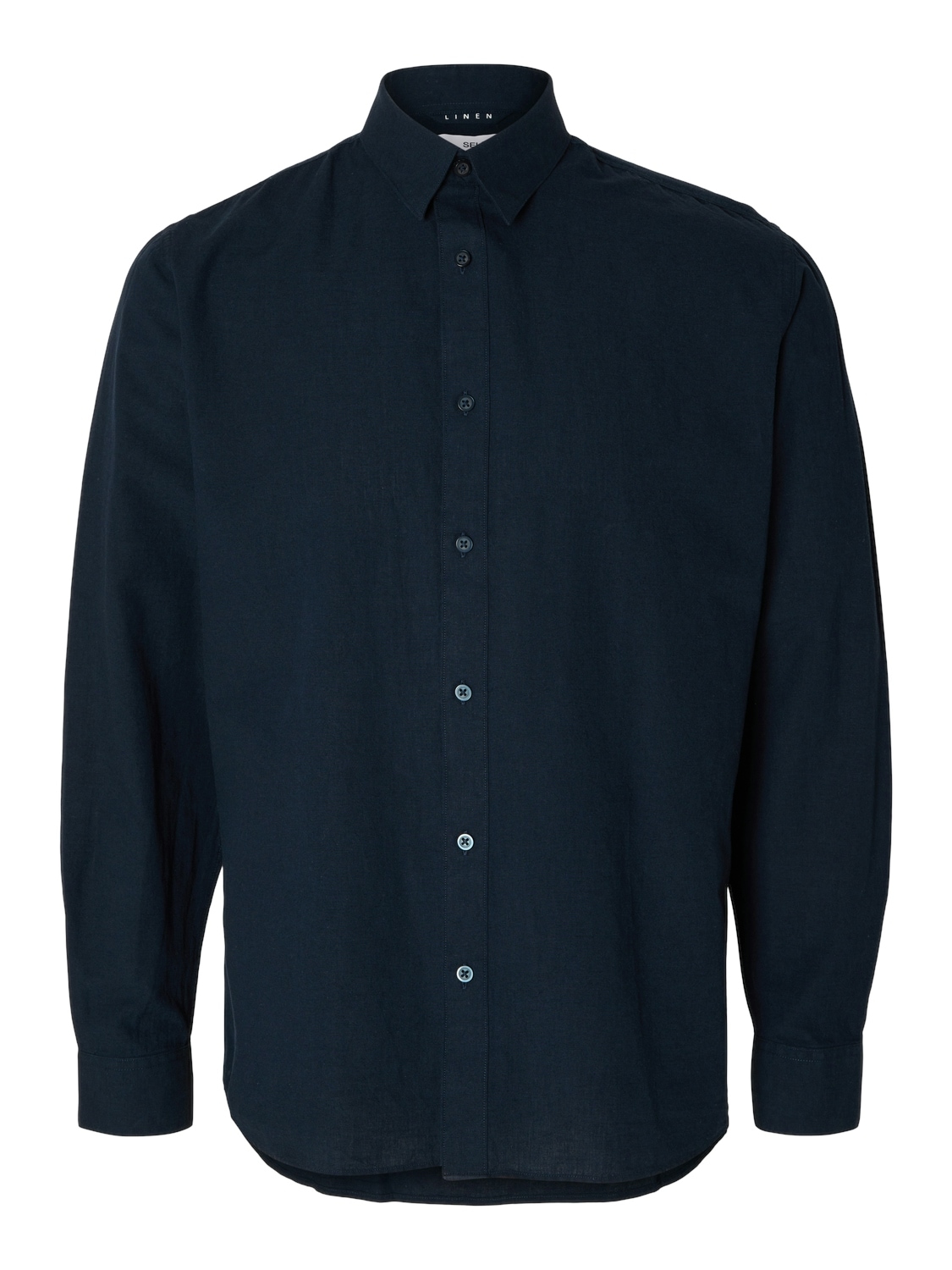 SELECTED HOMME Leinenhemd »NEW-LINEN SHIRT«, unifarben