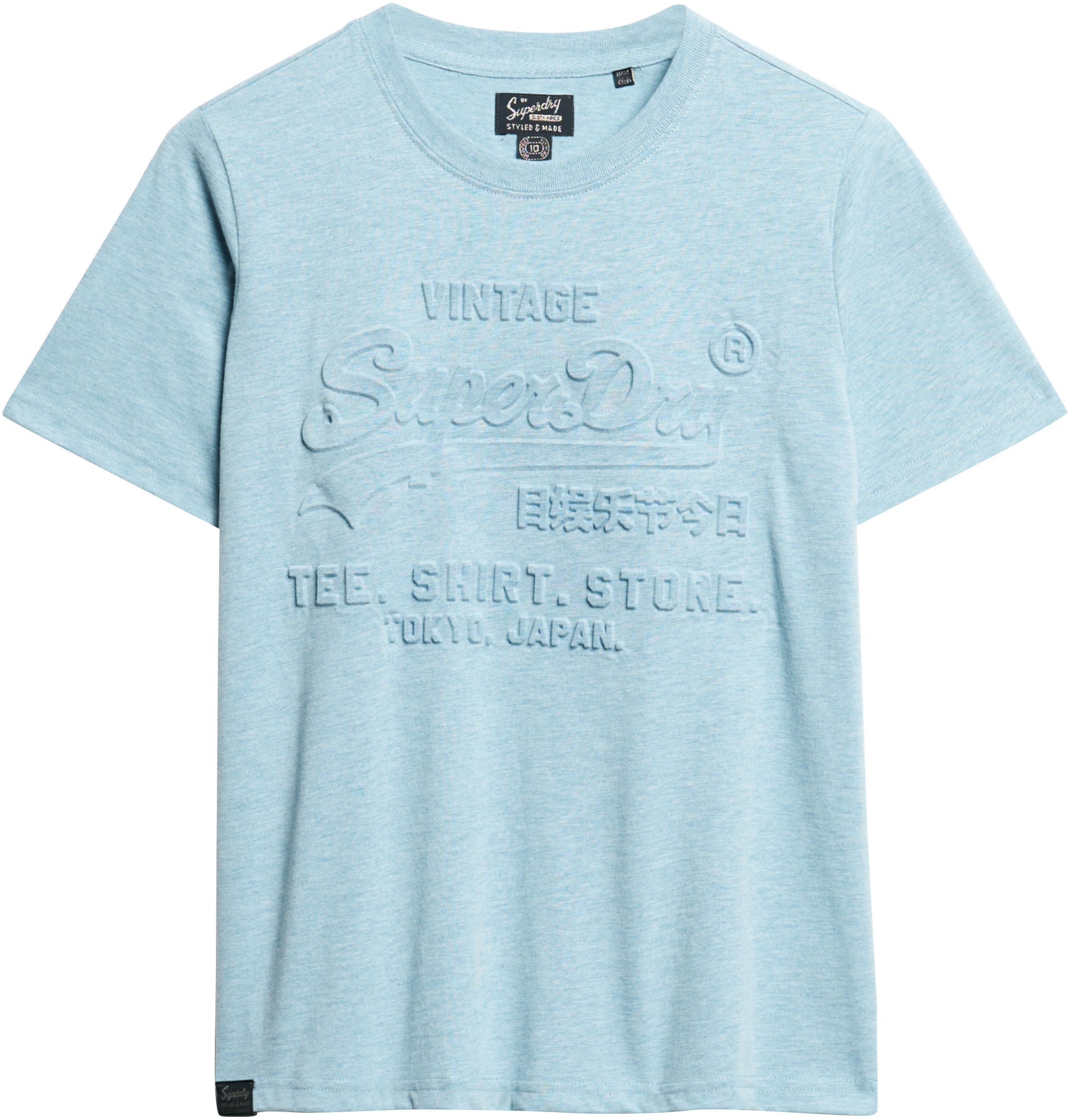 Superdry Print-Shirt »EMBOSSED VL RELAXED TSHIRT«