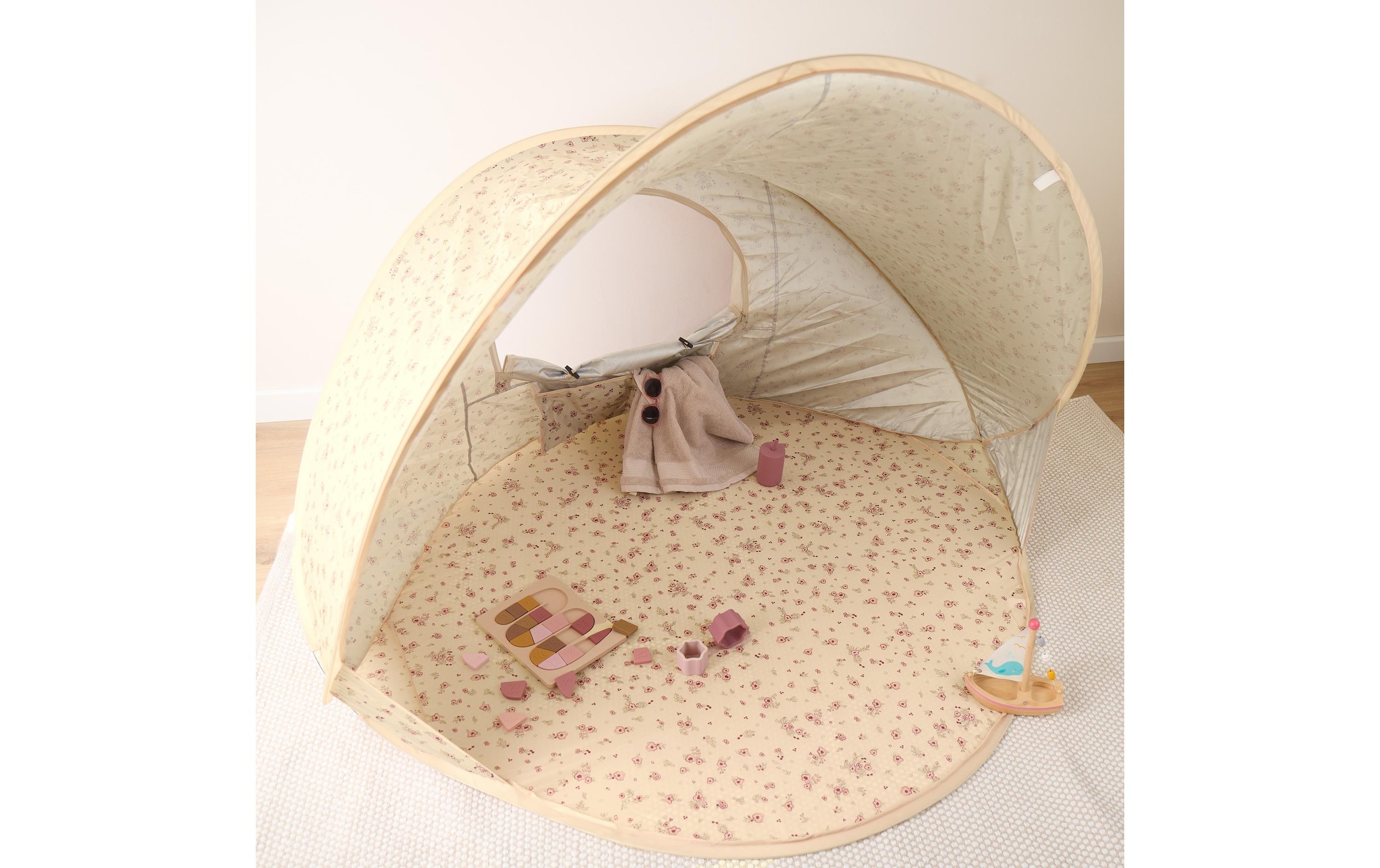 BIECO Spielzelt »Vintage Flowers mit UV-Schutz«