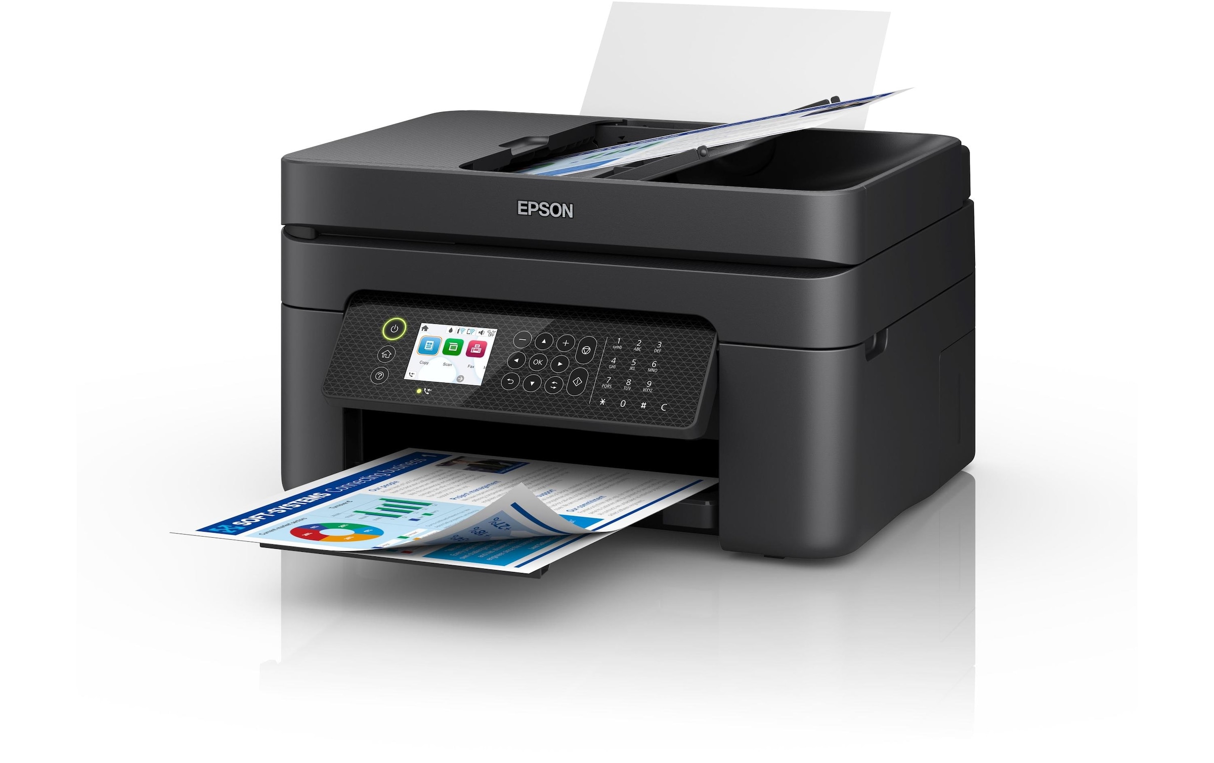 Epson Multifunktionsdrucker »Epson Workforce WF-2950DWF schwarz«