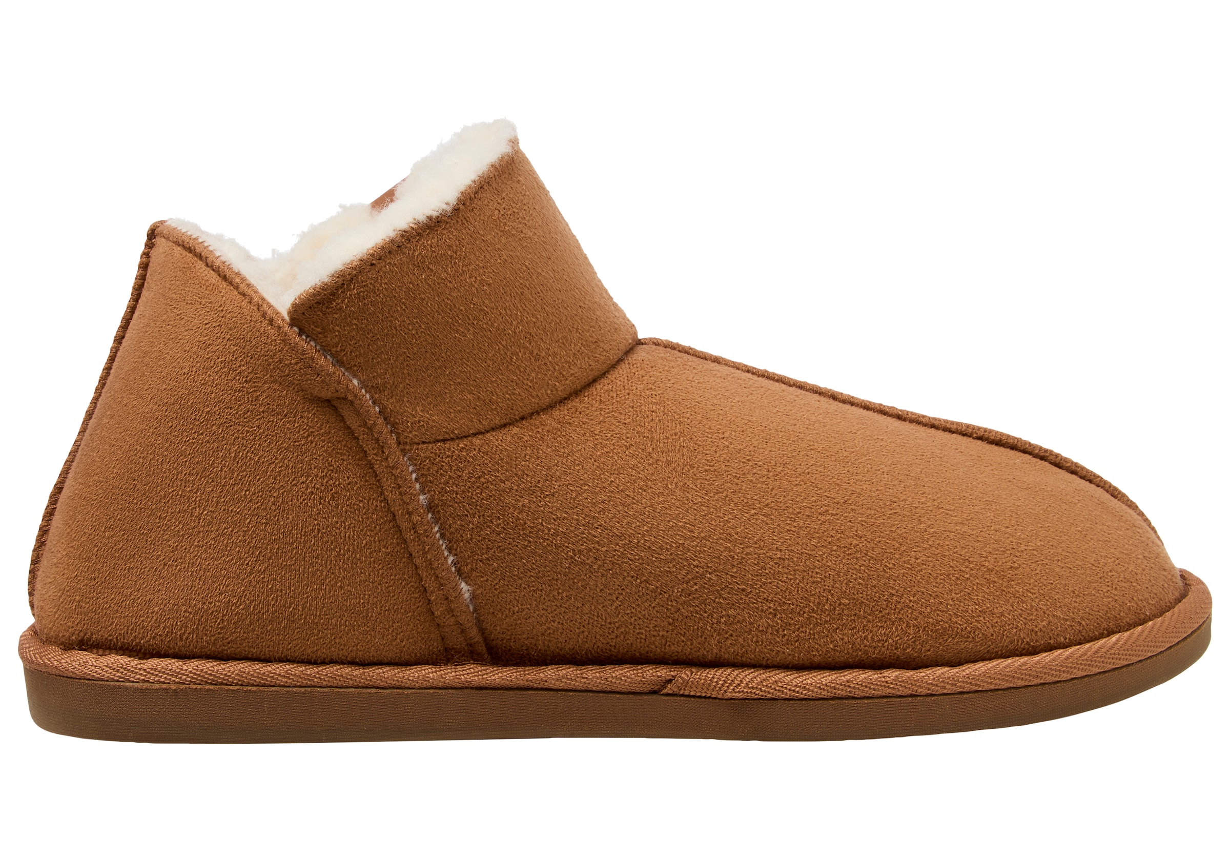 Apollo Hausschuh »LADIES HOME BOOTS SUEDE«, mit Logoprägung und kuscheligen, wärmenden Innenfutter