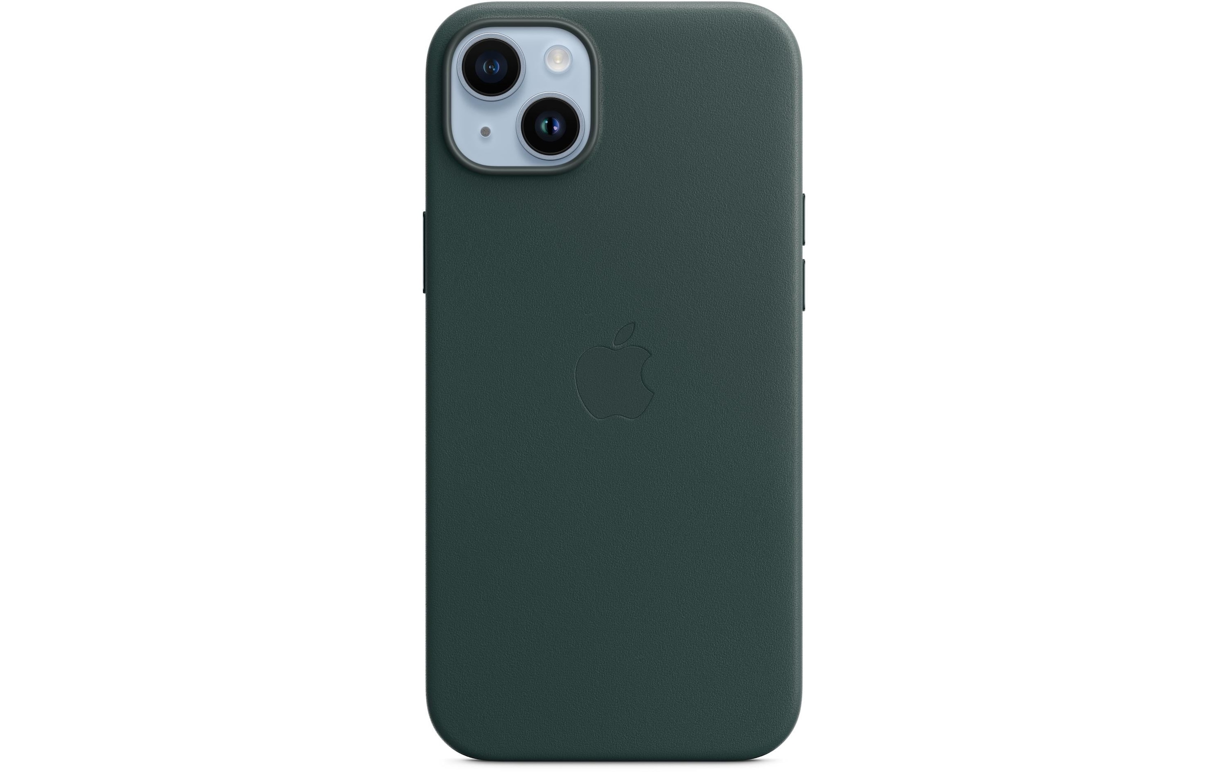 Smartphone Leder Case mit MagSafe, iPhone 14 Plus, Waldgrün