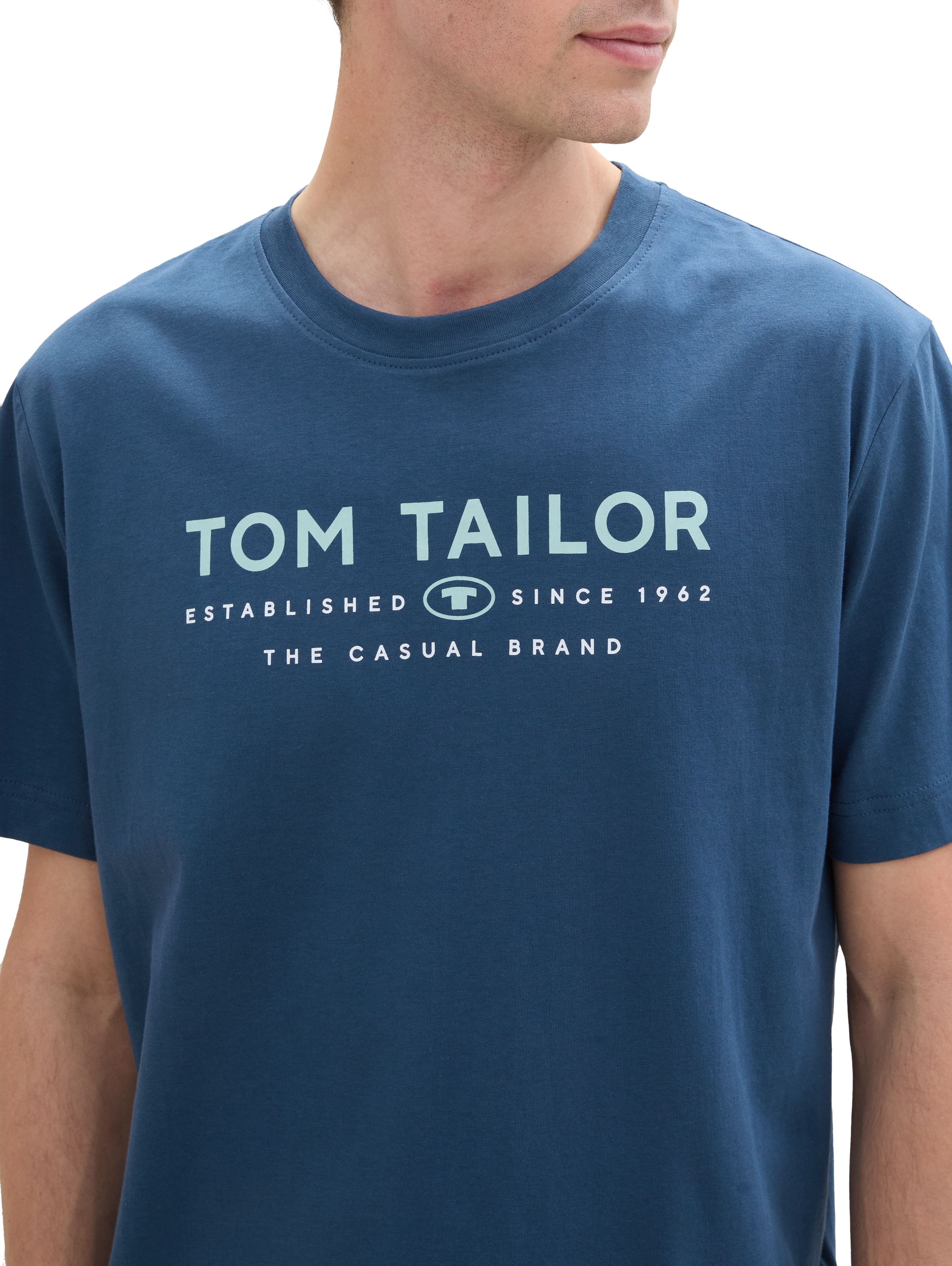 TOM TAILOR Print-Shirt, mit Logo Print