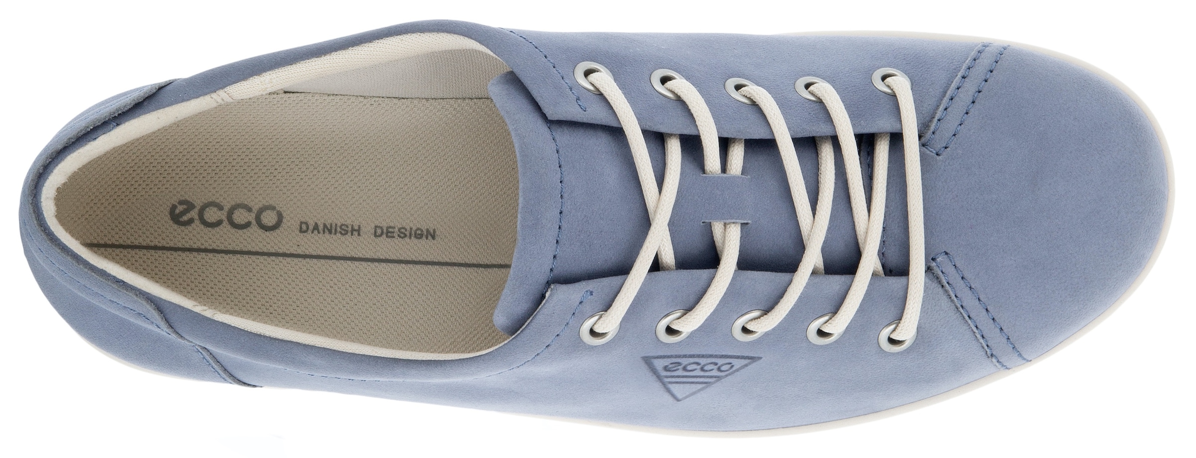 Ecco Schnürschuh »Ecco Soft 2.0«, mit dezenter Logo Prägung, Freizeitschuh, Halbschuh, Schnürschuh