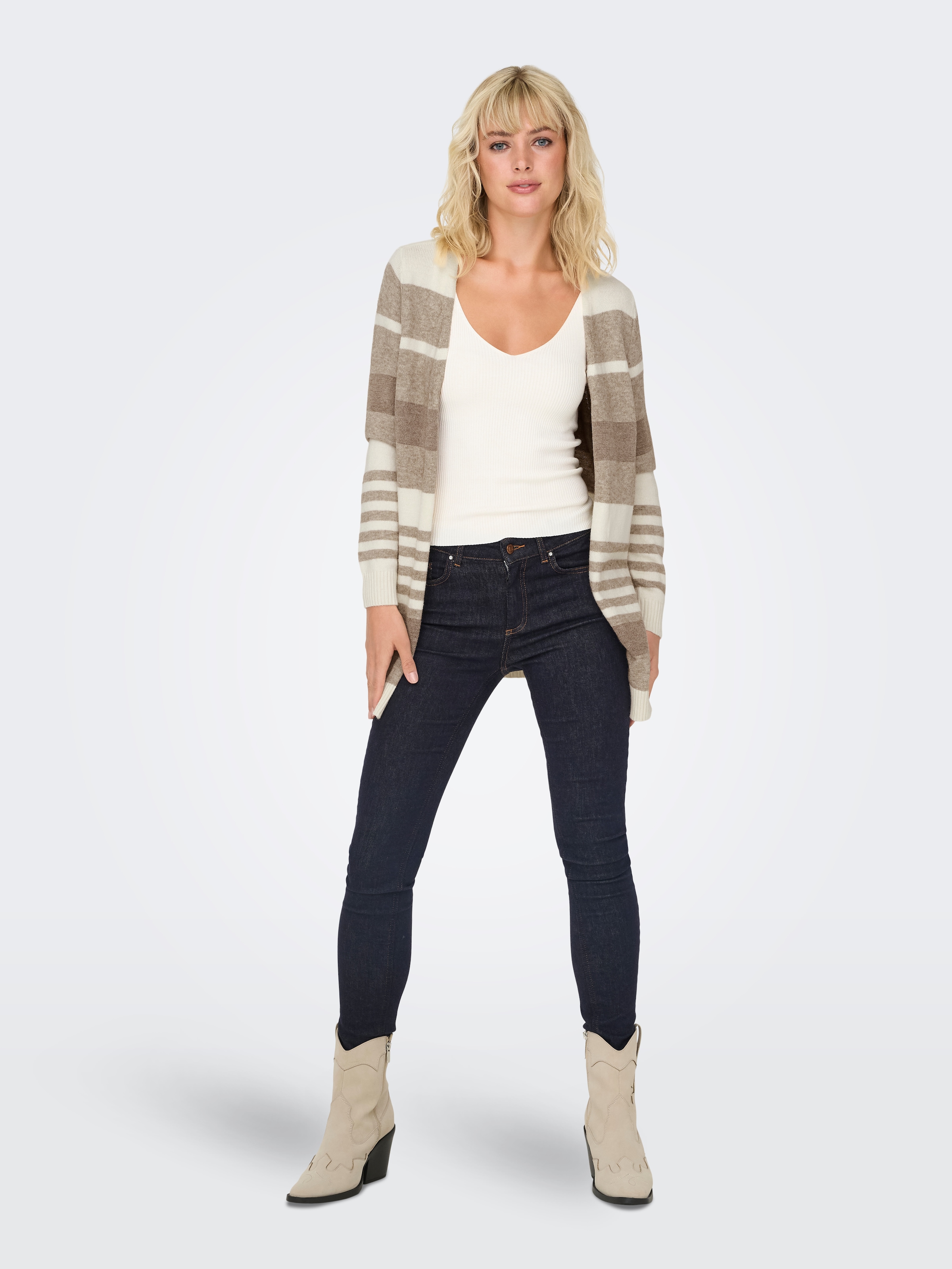 ONLY Strickjacke »ONLLESLY L/S OPEN CARDIGAN KNT NOOS«