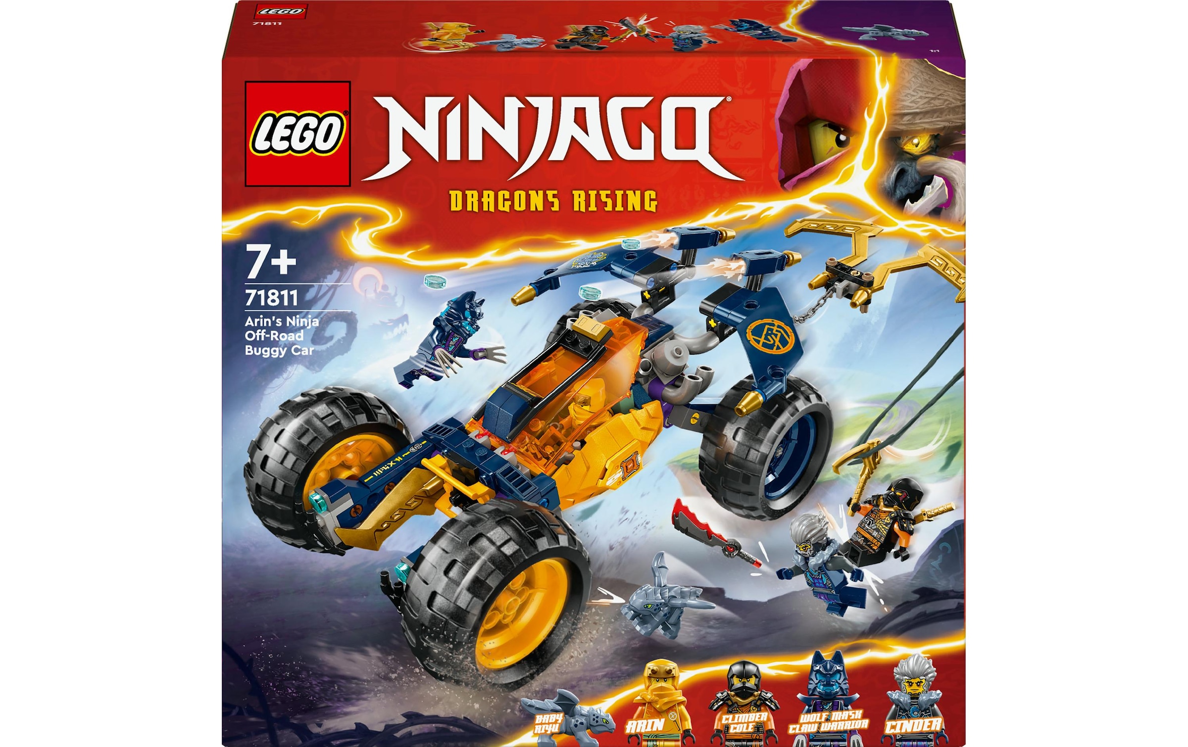 Spielbausteine »Ninjago Arins Ninja-Geländebuggy 71811«, (267 St.)