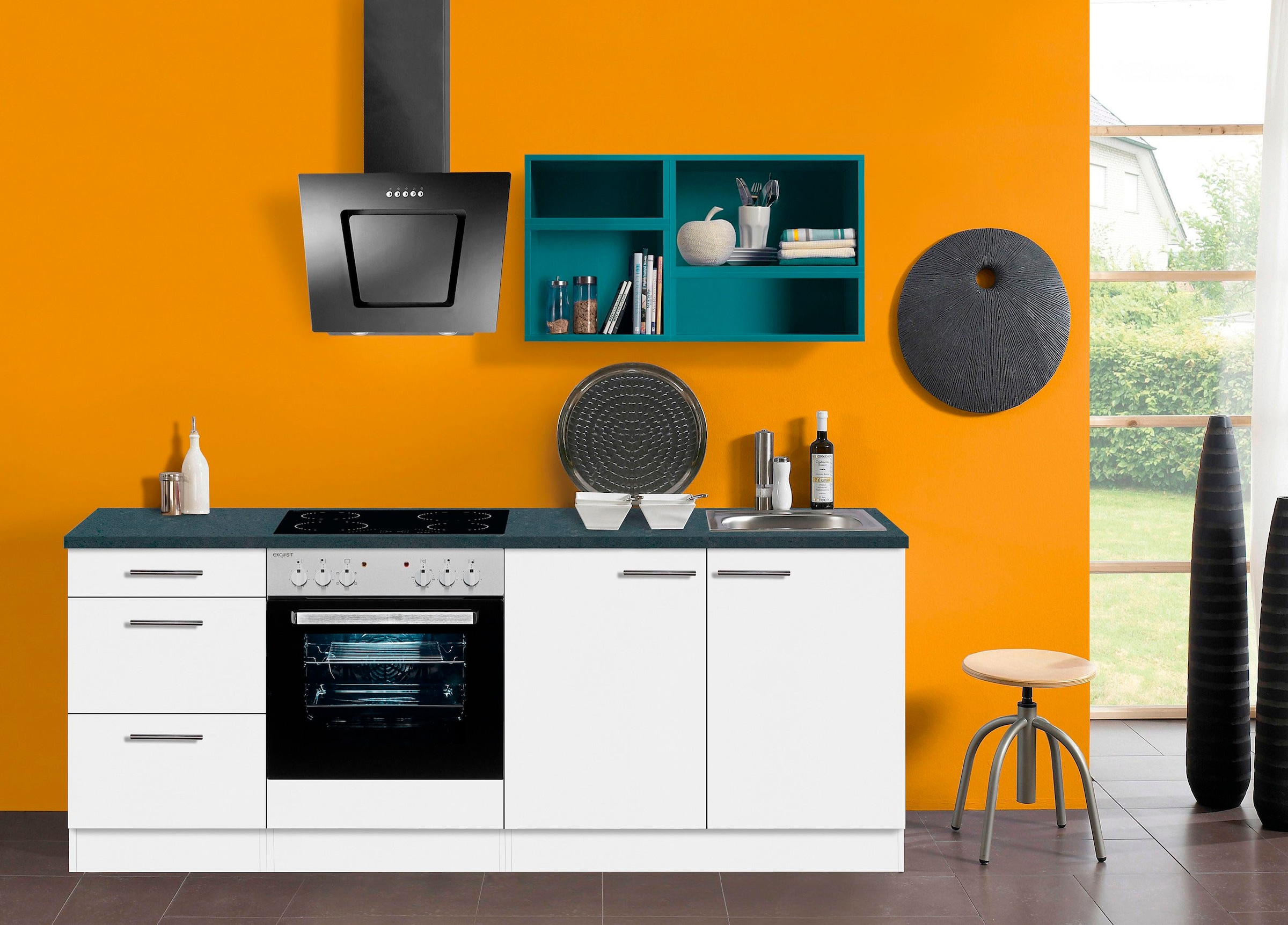 ❤ OPTIFIT Küchenzeile kaufen Shop »Mini«, E-Geräte, ohne Jelmoli-Online 210 cm im Breite