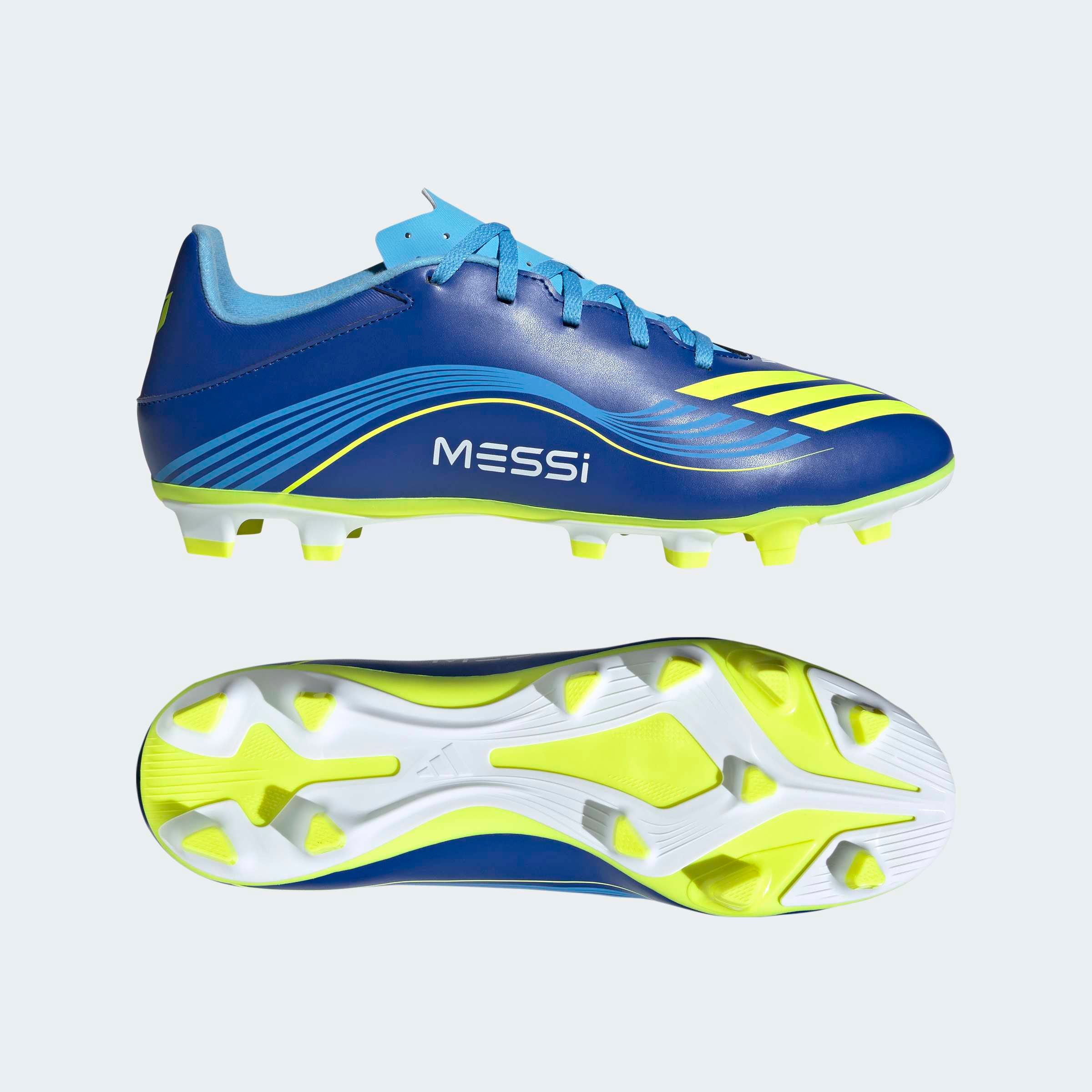 adidas Performance Fussballschuh »F50 MESSI CLUB FÜR HART- UND ASCHENPLÄTZE«, geeignet für Rasen- und Kunstrasenplätze