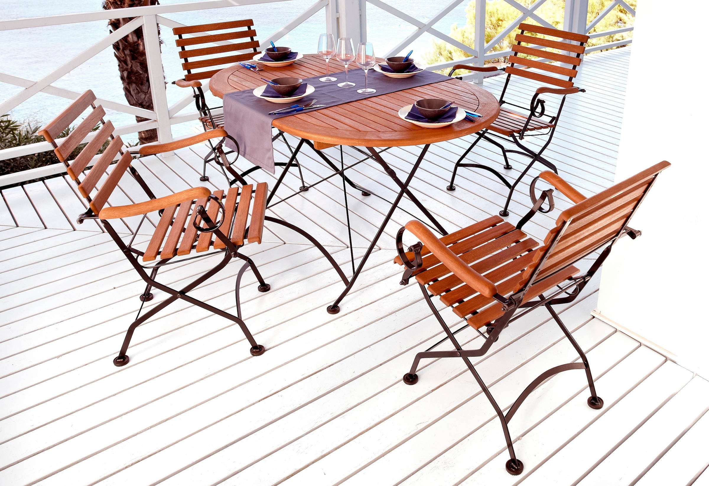 MERXX Garten-Essgruppe »Schlossgarten«, (Spar-Set)