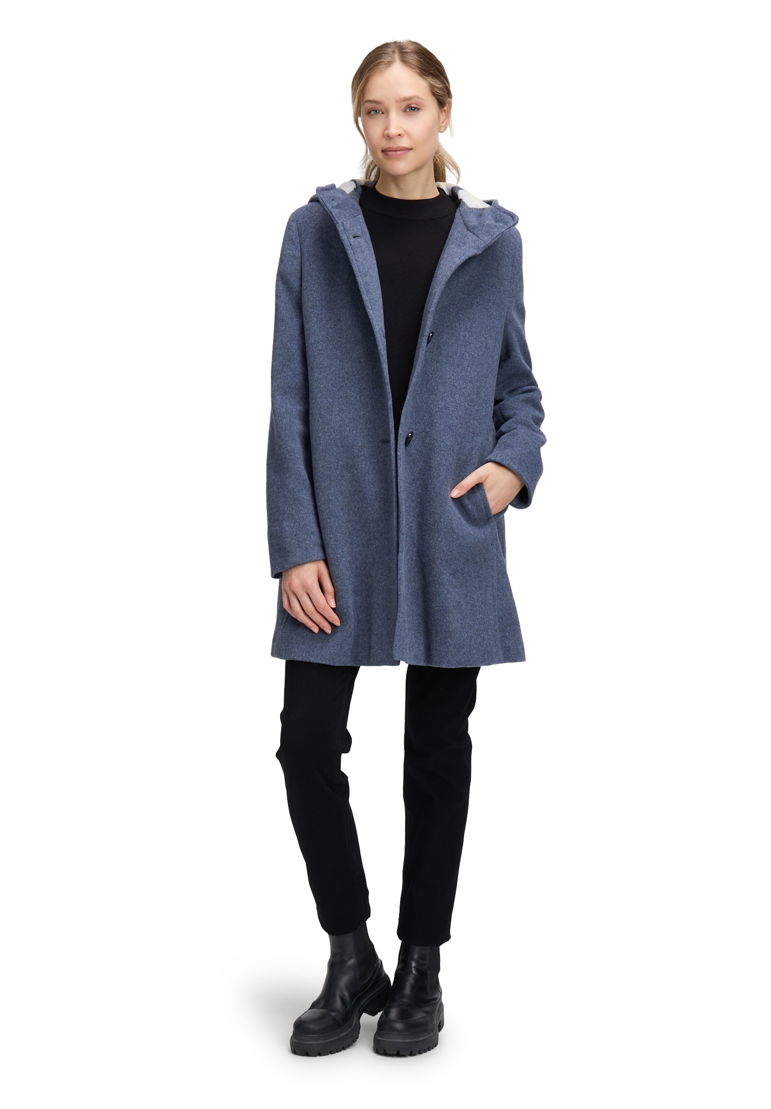 Gil Bret Wolljacke, mit Kapuze, mit Kapuze