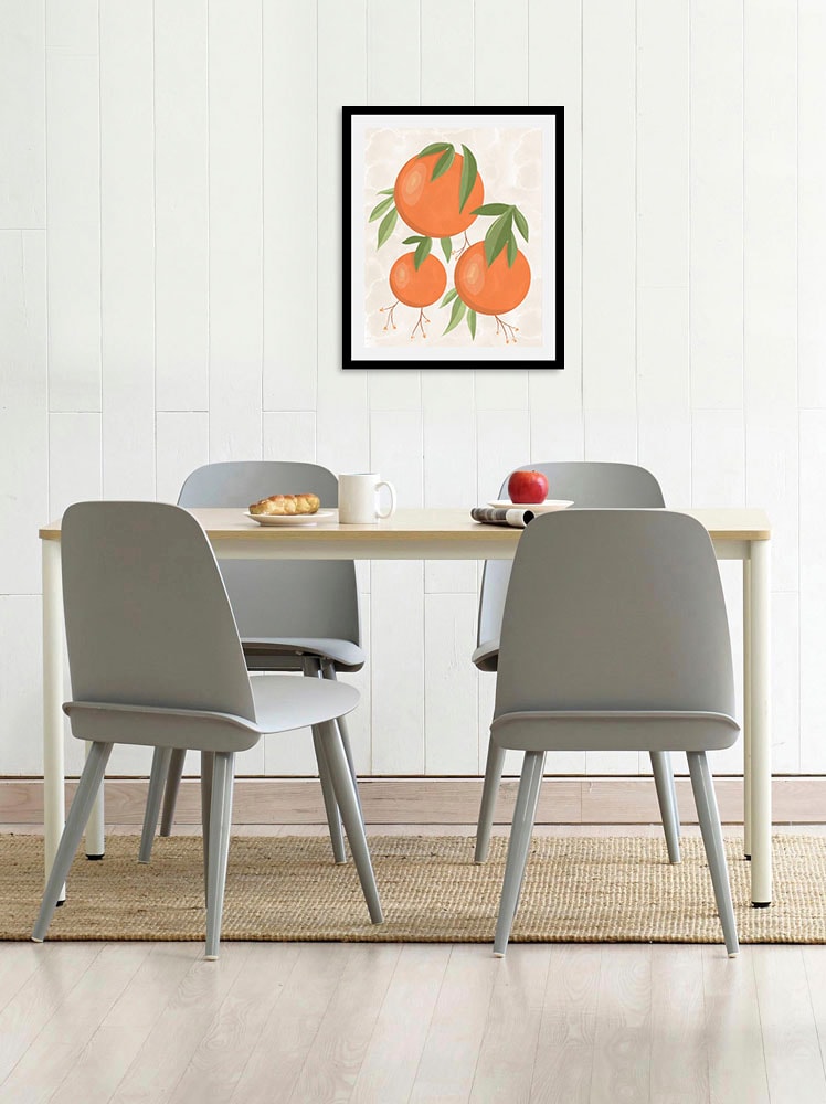 queence Bild »Finja«, Obst-Obst Bilder-Essen-Lebensmittel-Kunst, (1 St.), gerahmt