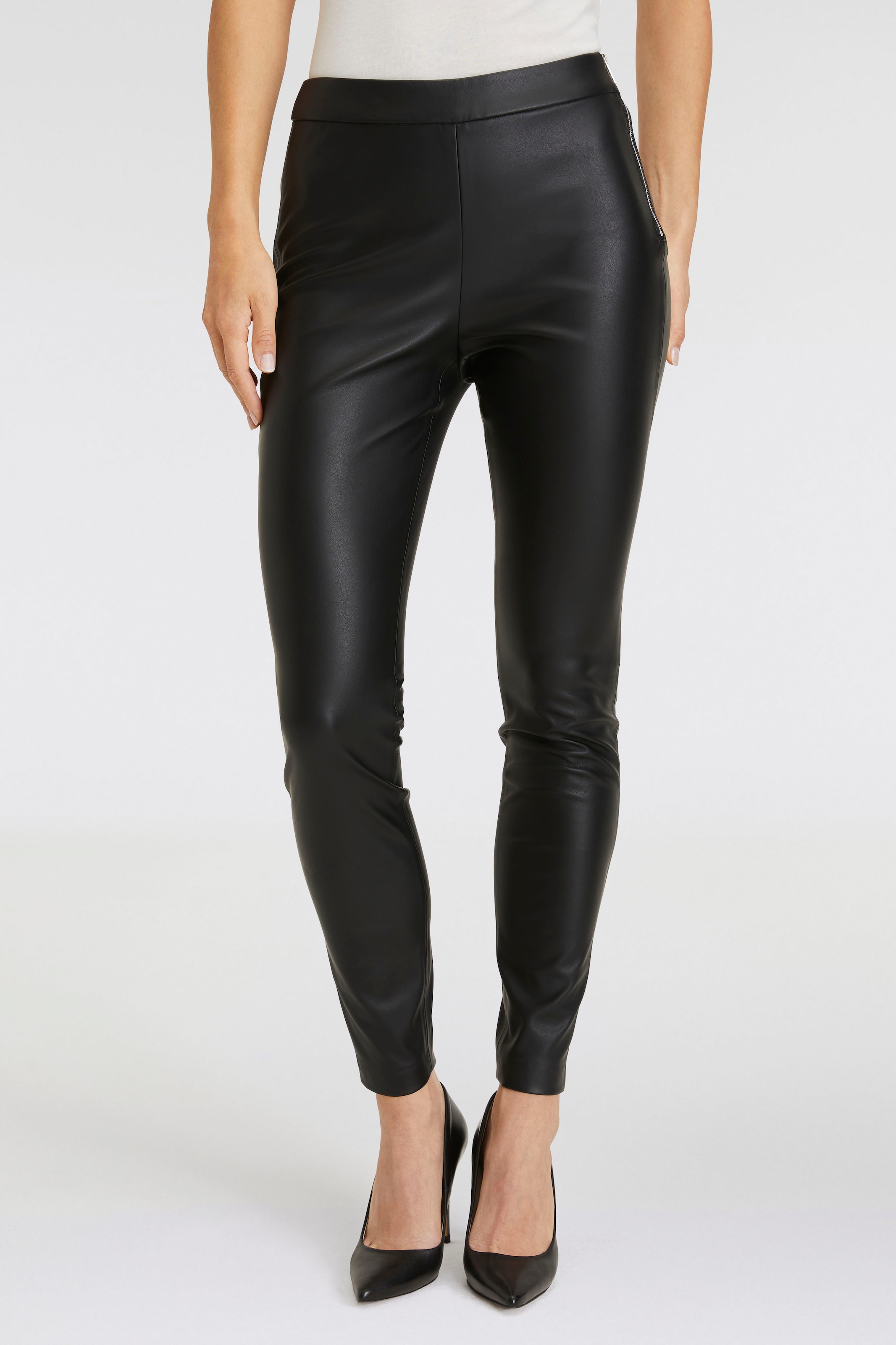 Leggings »C_Taslimah Premium Damenmode«, mit seitlichem Reissverschluss