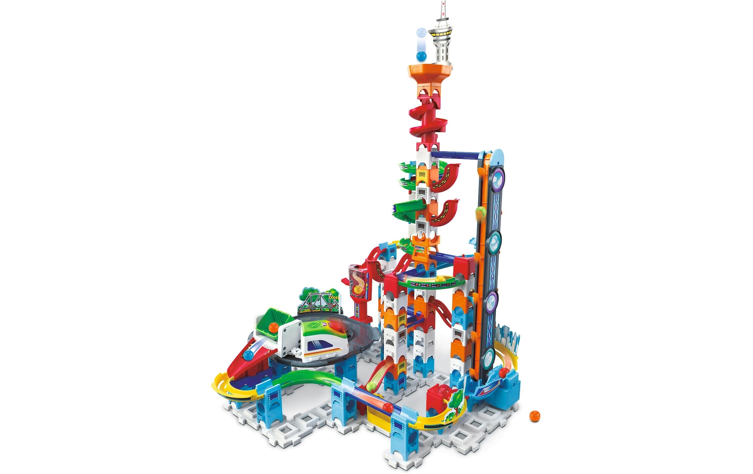 Vtech® Kugelbahn »Marble Rush Super Sky Tower Set XL300E -FR-«, (143 tlg.)