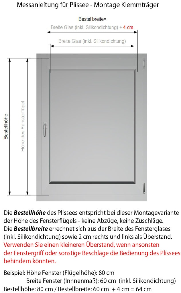 indeko Plissee »simple«, Lichtschutz, ohne Bohren, verspannt, mit Klemmträgern, nach Mass