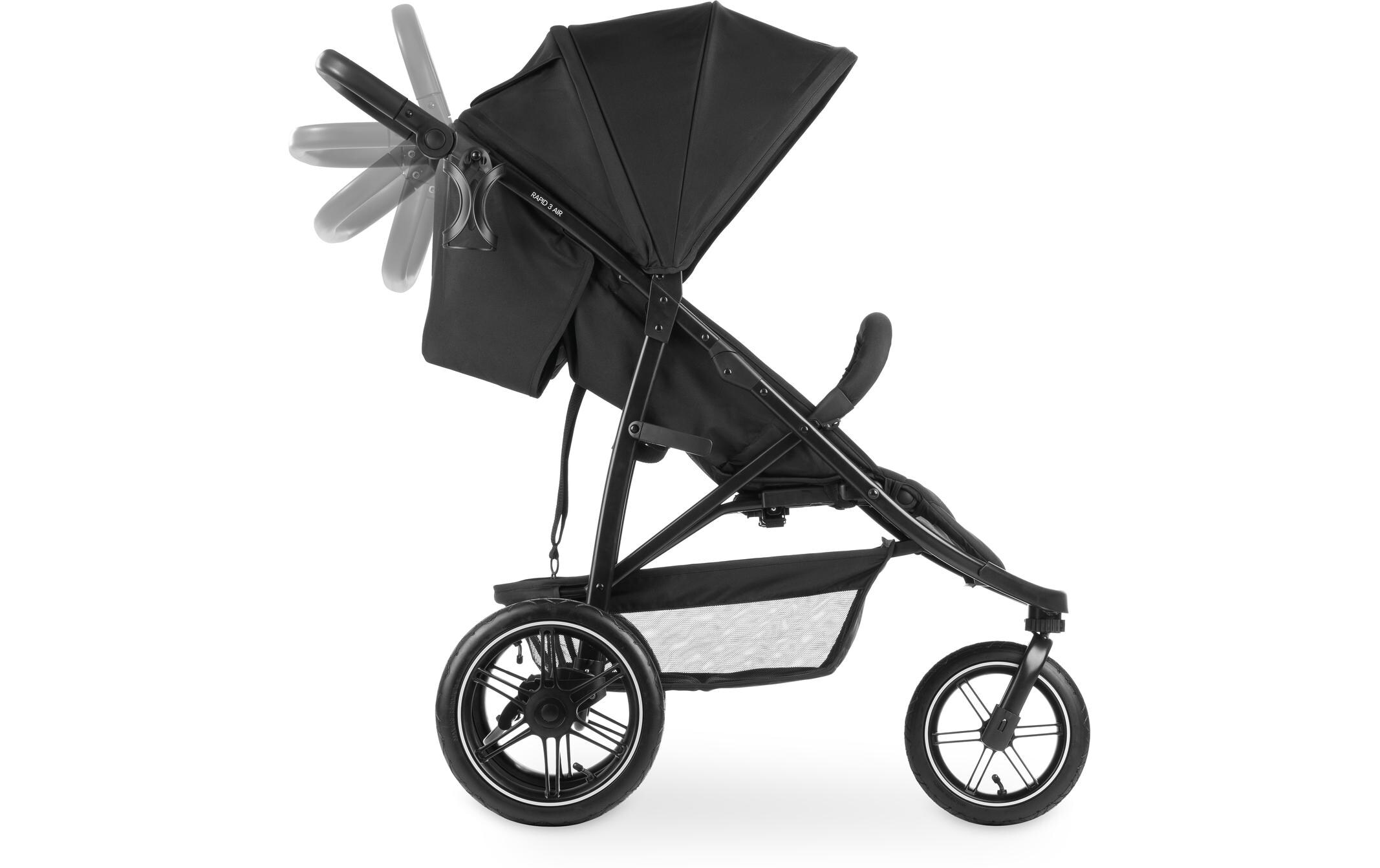 Hauck Kinder-Buggy »Rapid 3 Air Black«, 25 kg