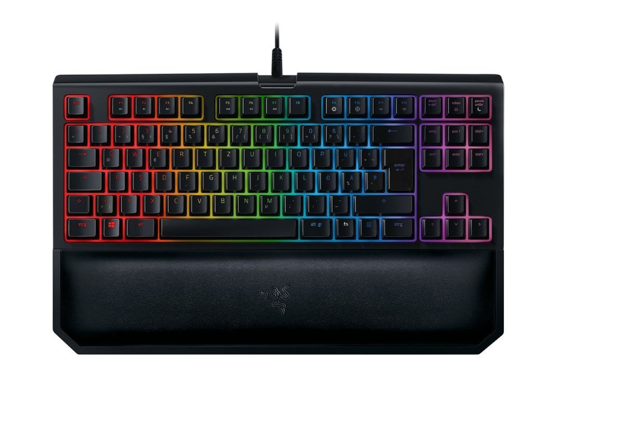 Tastatur »BlackWidow Chroma V2«, (Handgelenkauflage)