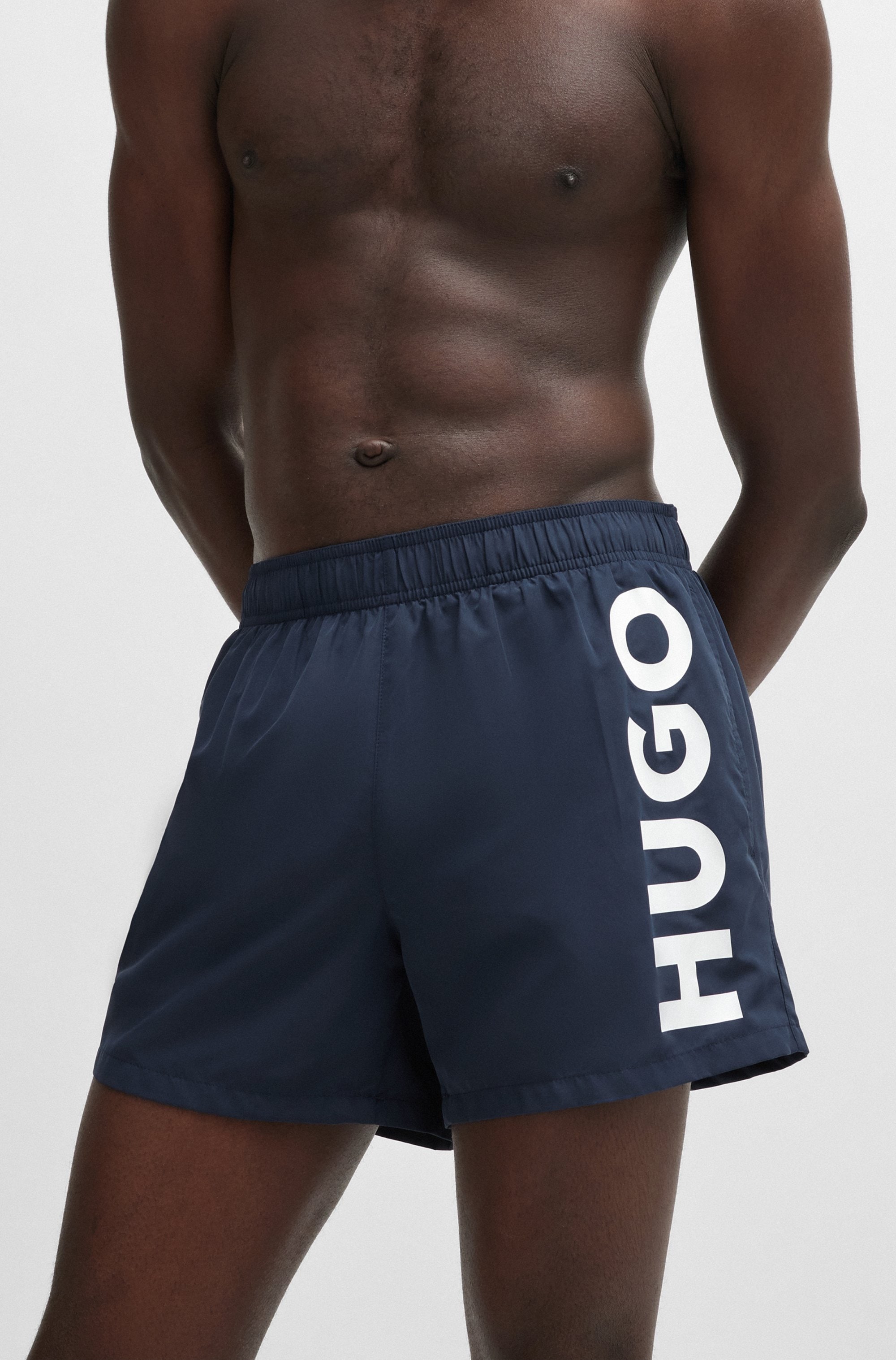 HUGO Underwear Badeshorts »ABAS«, seitlich mit grossem HUGO Logo-Print