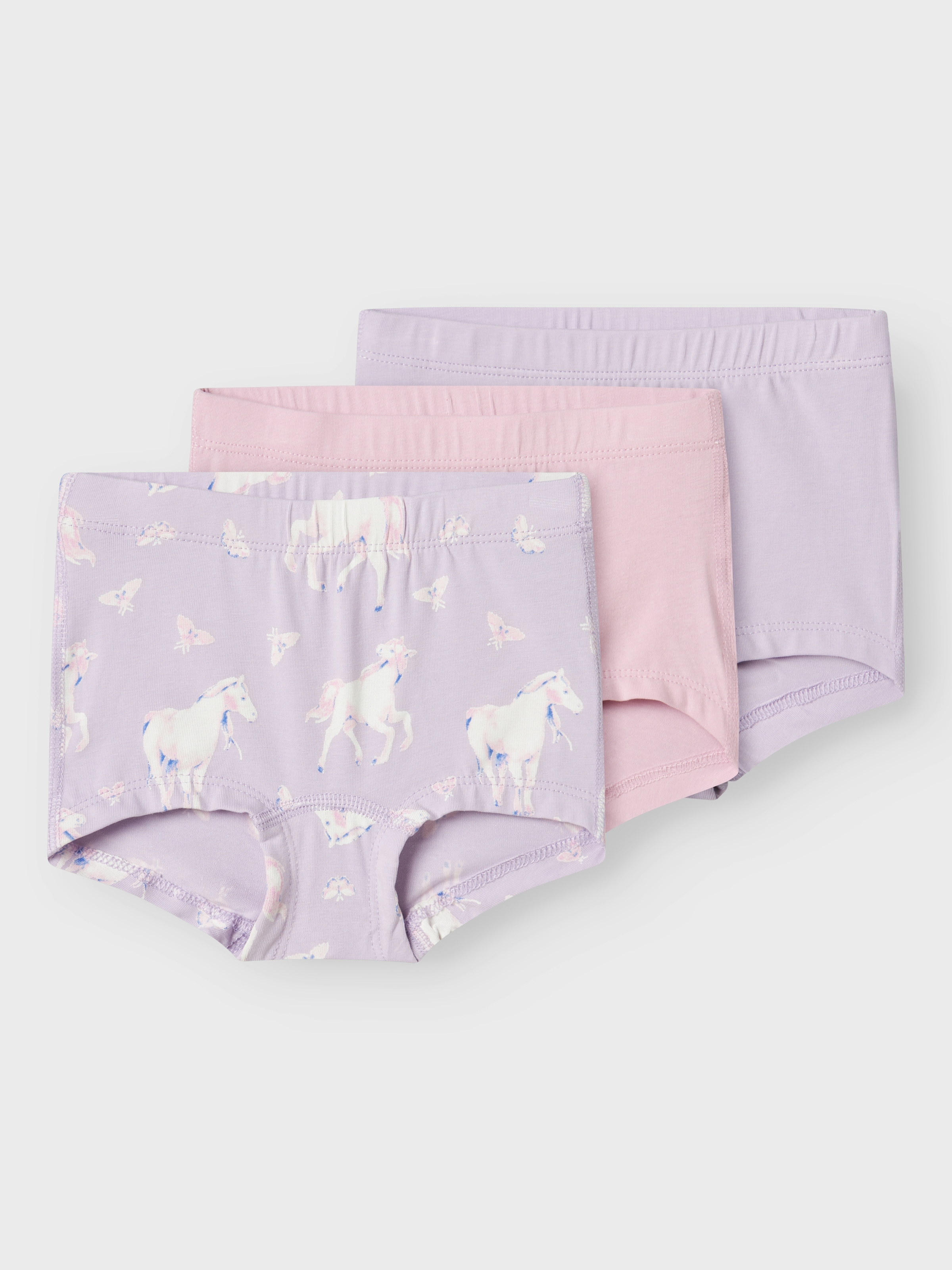 Name It Panty »NMFTIGHTS 3P PASTEL LILAC HORSE NOOS« Packung, 3 Stk.