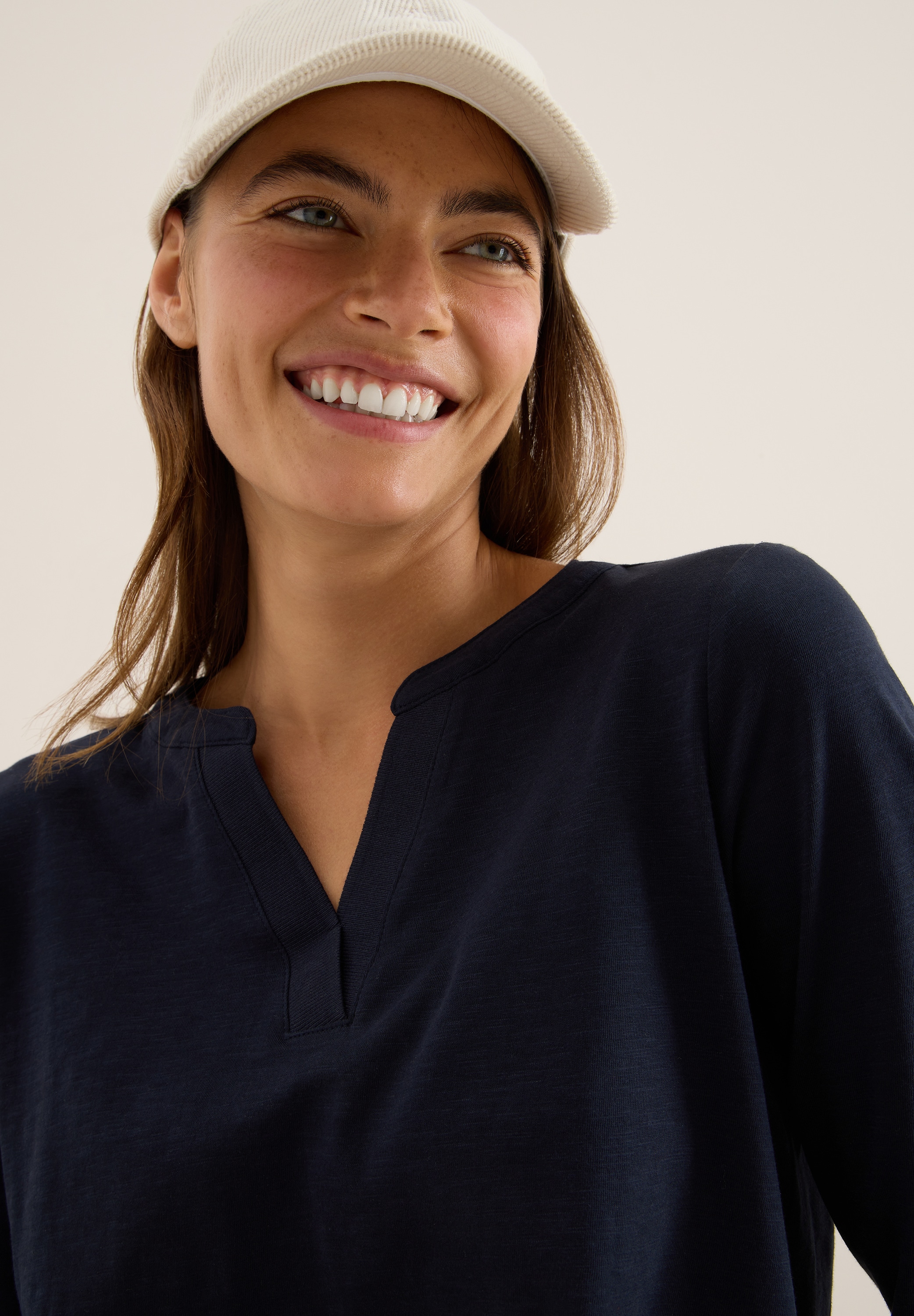 Cecil Langarmshirt, im Tunika-Look