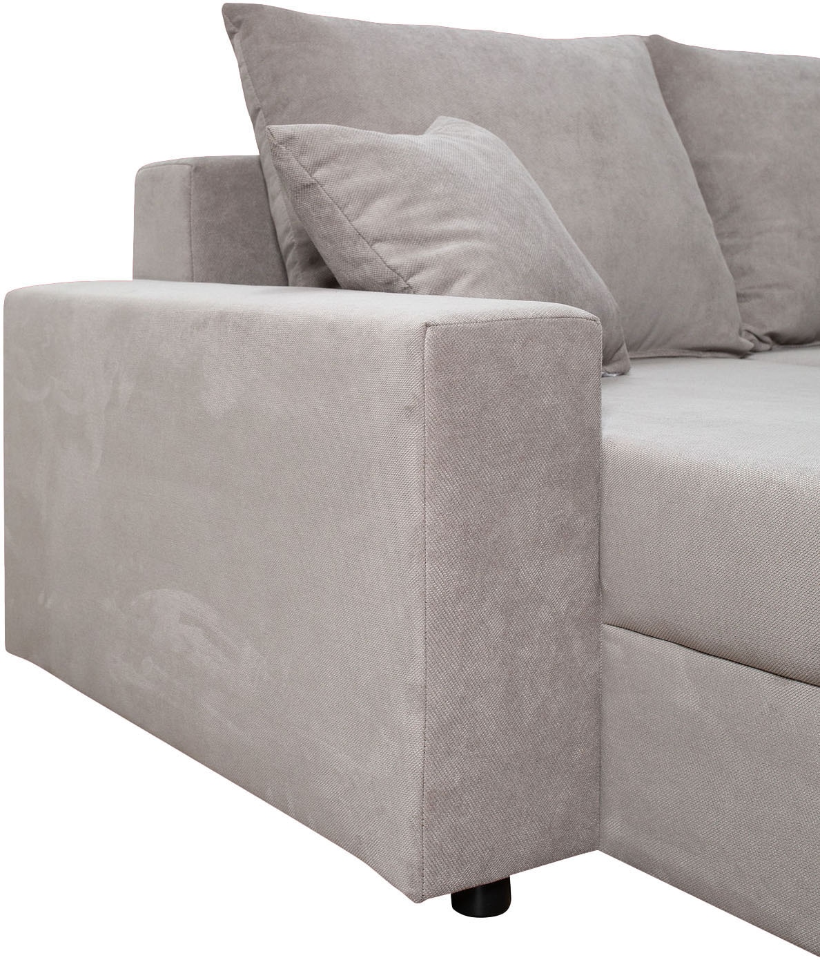 COLLECTION AB Wohnlandschaft »Pico U-Form«, Wohnlandschaft,2 X Ottomane,Polyätherschaum Polsterung