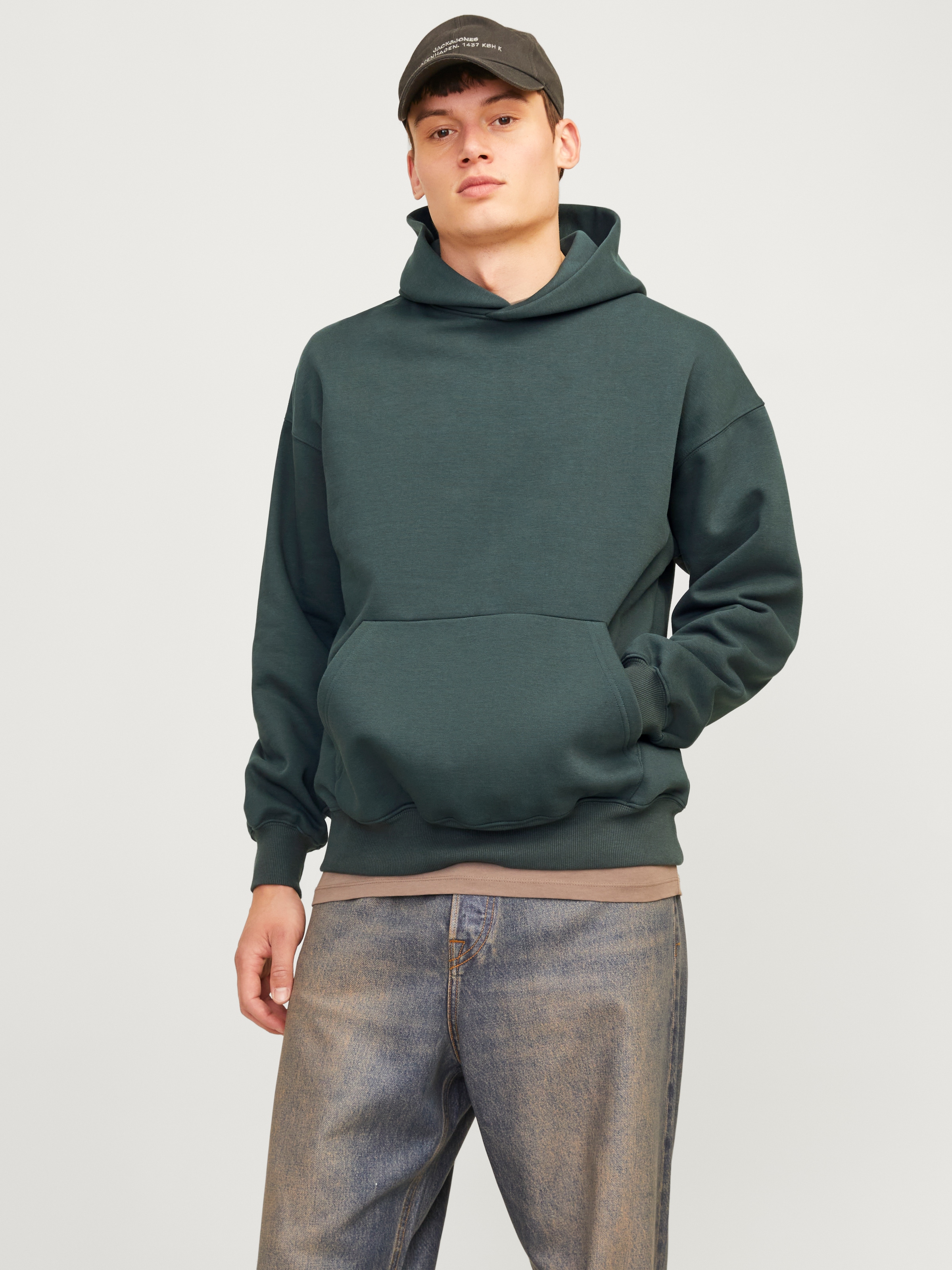 Jack & Jones Kapuzensweatshirt »JJEURBAN EDGE SWEAT HOOD NOOS«, mit Kängurutasche