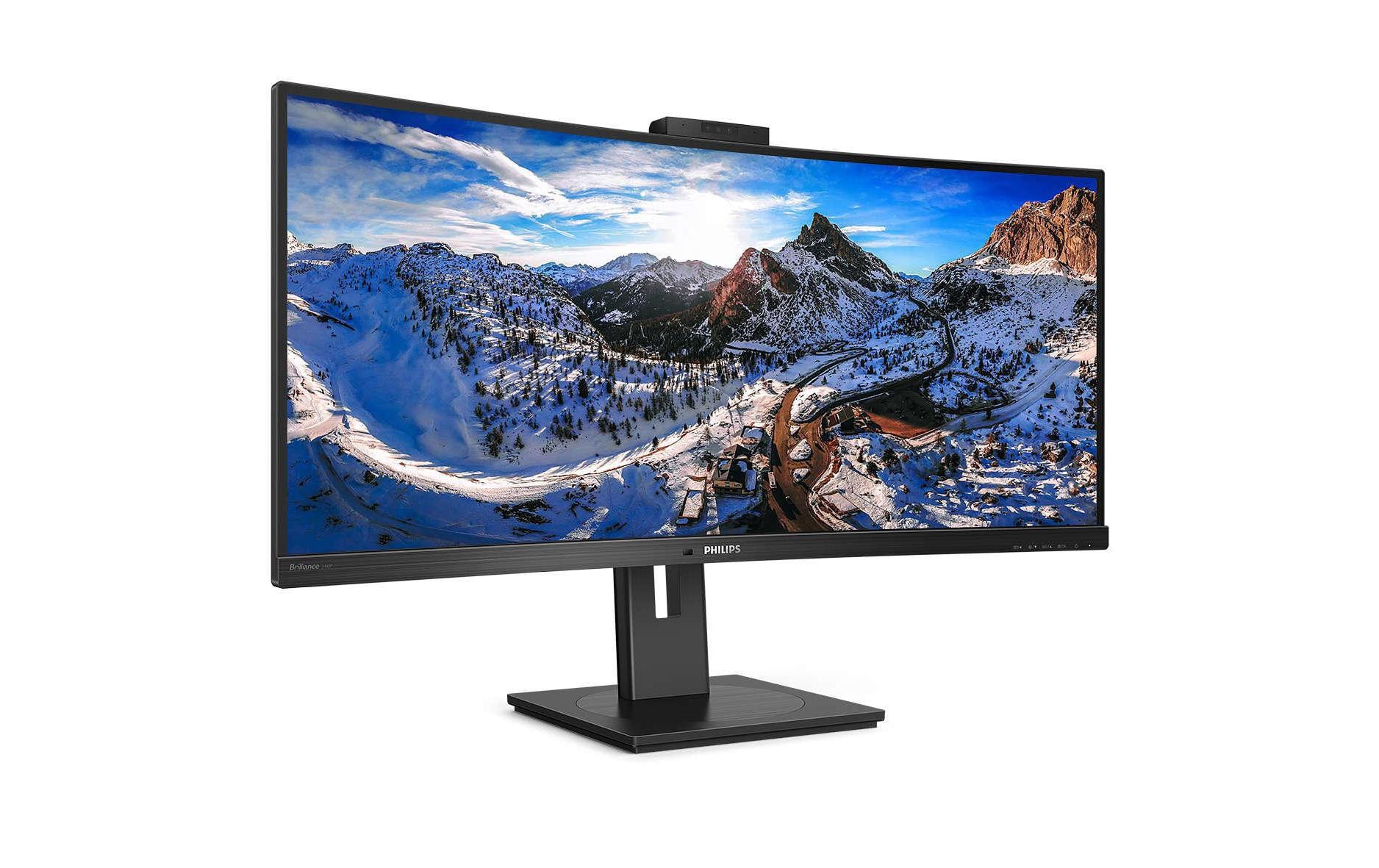 Philips Curved-LED-Monitor »346P1CRH«, 86,02 cm/34 Zoll, 3440 x 1440 px, UWQHD, 4 ms Reaktionszeit, 100 Hz