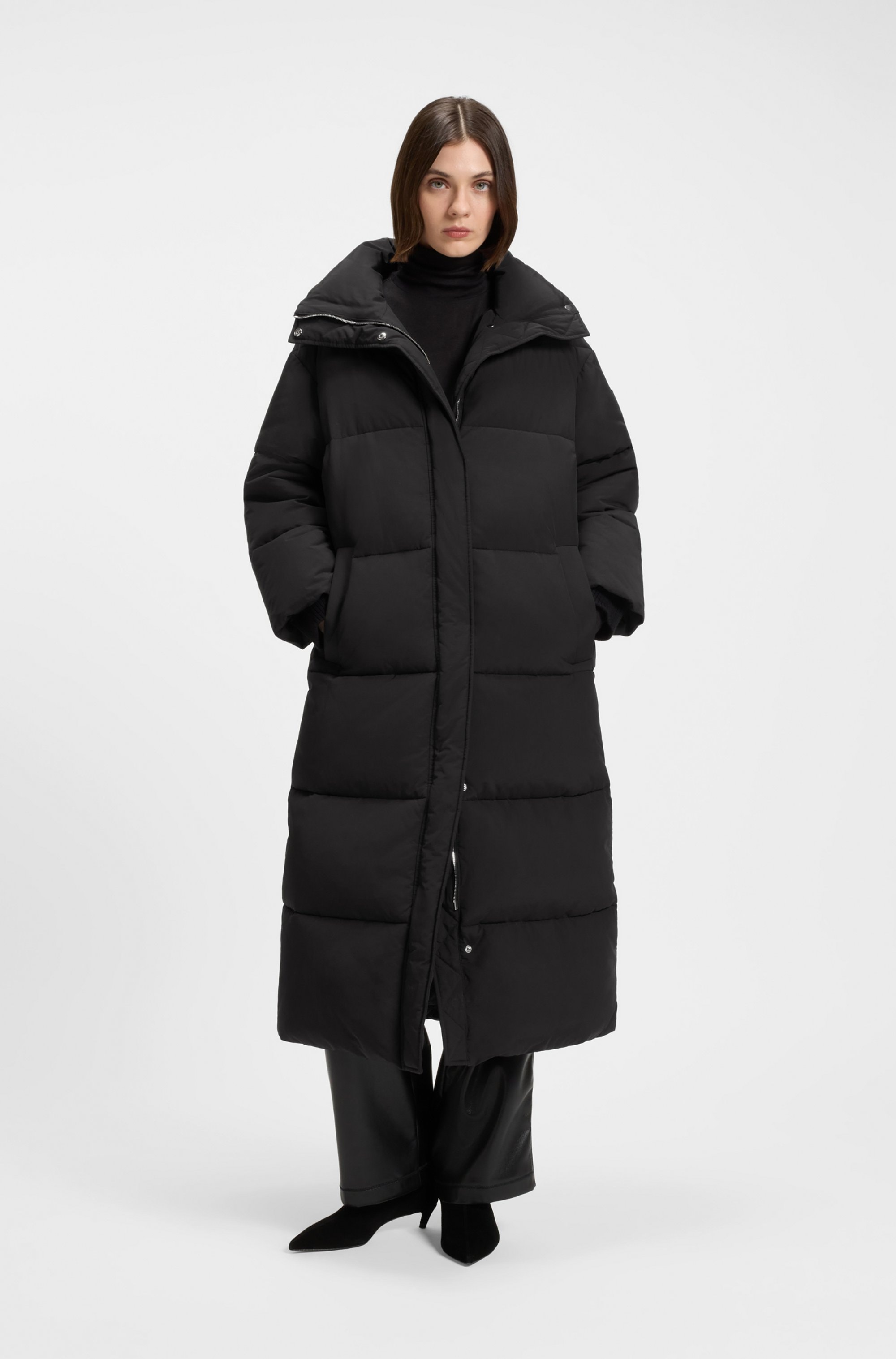 BOSS ORANGE Steppmantel »Pyrani Premium Damenmode« mit Stehkragen, arktischer Parka-Stil