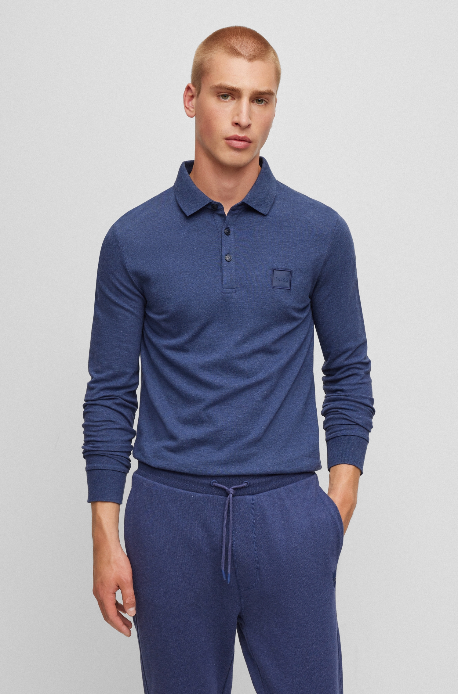 seidensticker Poloshirt »Regular«, Langarm | shoppen Jelmoli-Versand Kragen online Uni