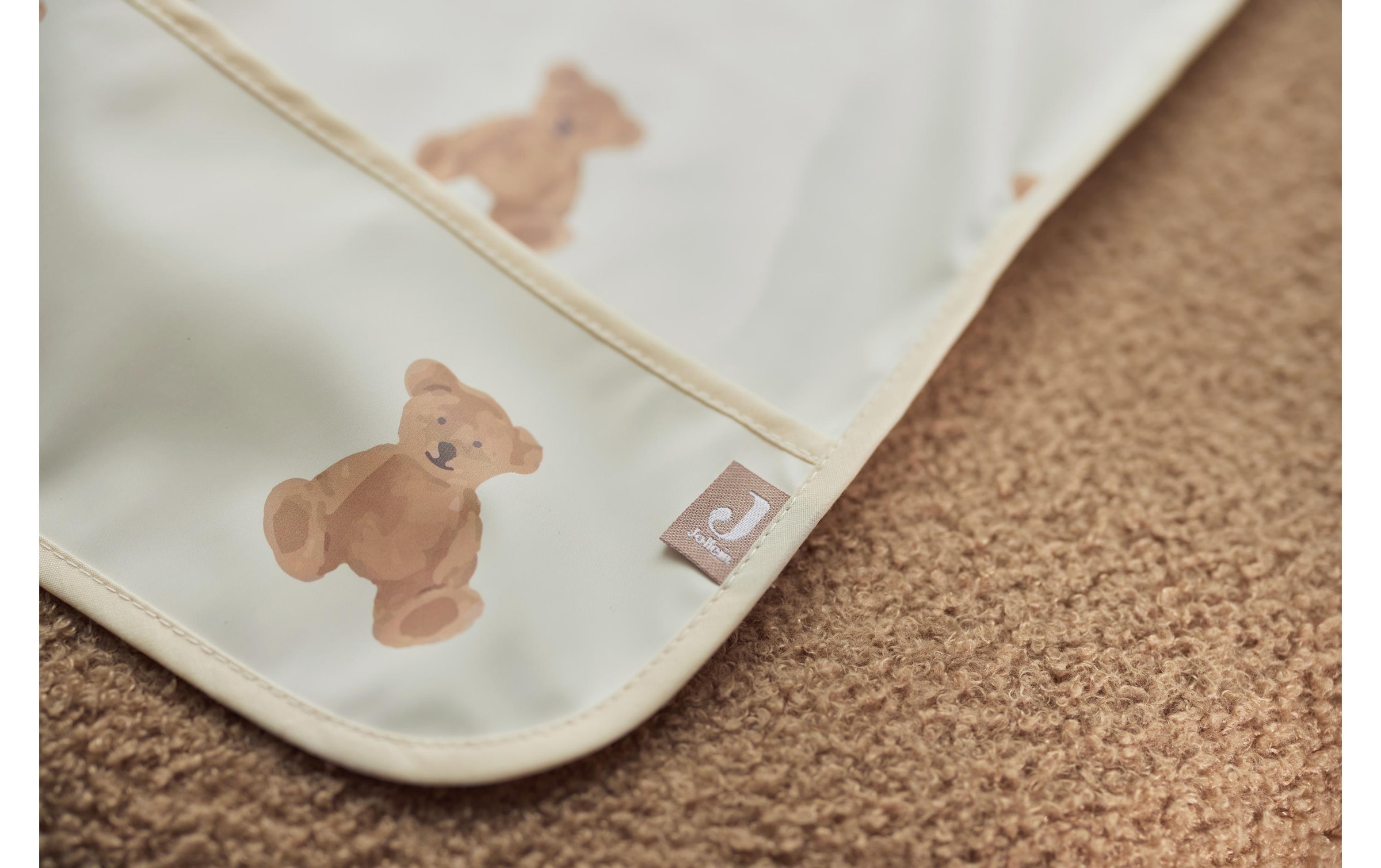 Jollein Lätzchen »wasserfest 2er Set Teddy Bear 29 x 40 cm«, (2 St.)