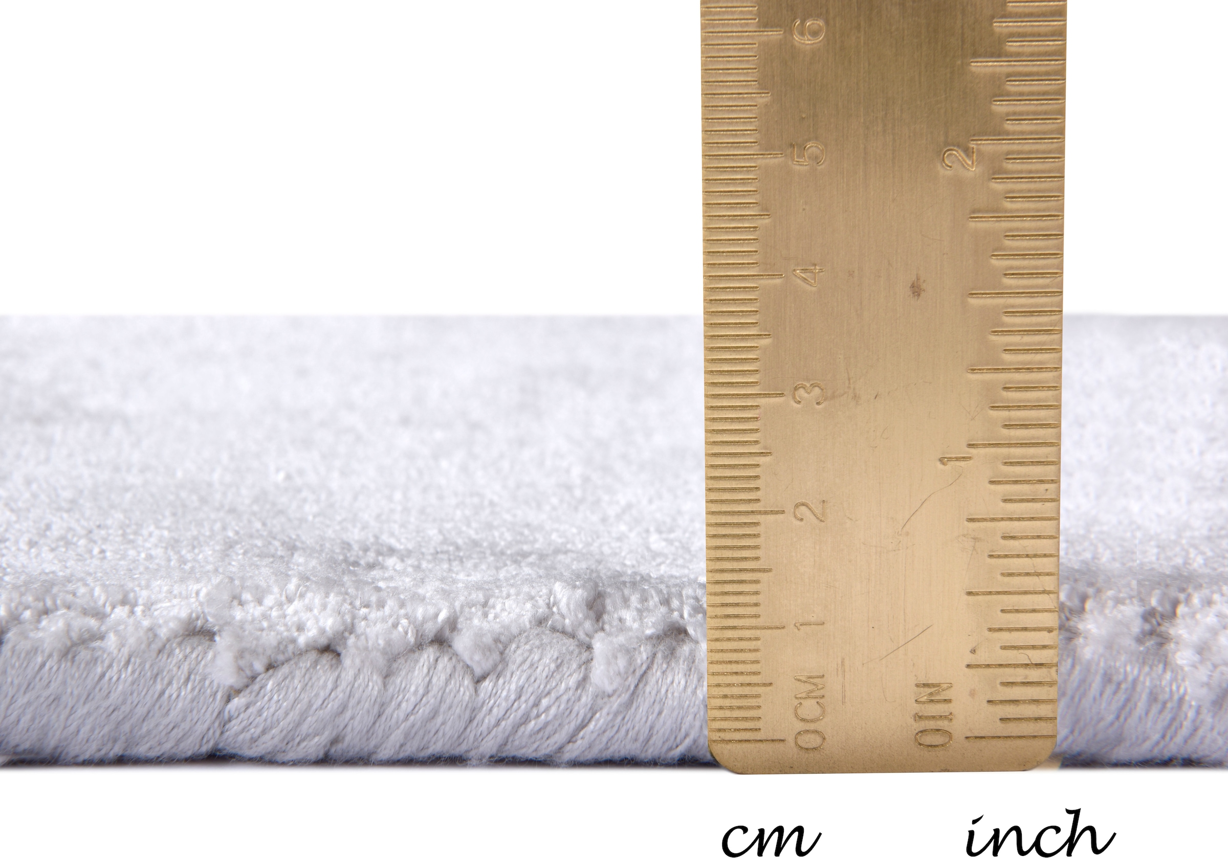 TOM TAILOR HOME Teppich »Shine uni«, rechteckig, 8 mm Höhe, Handweb Teppich, 100% Viskose, handgewebt, mit elegantem Schimmer