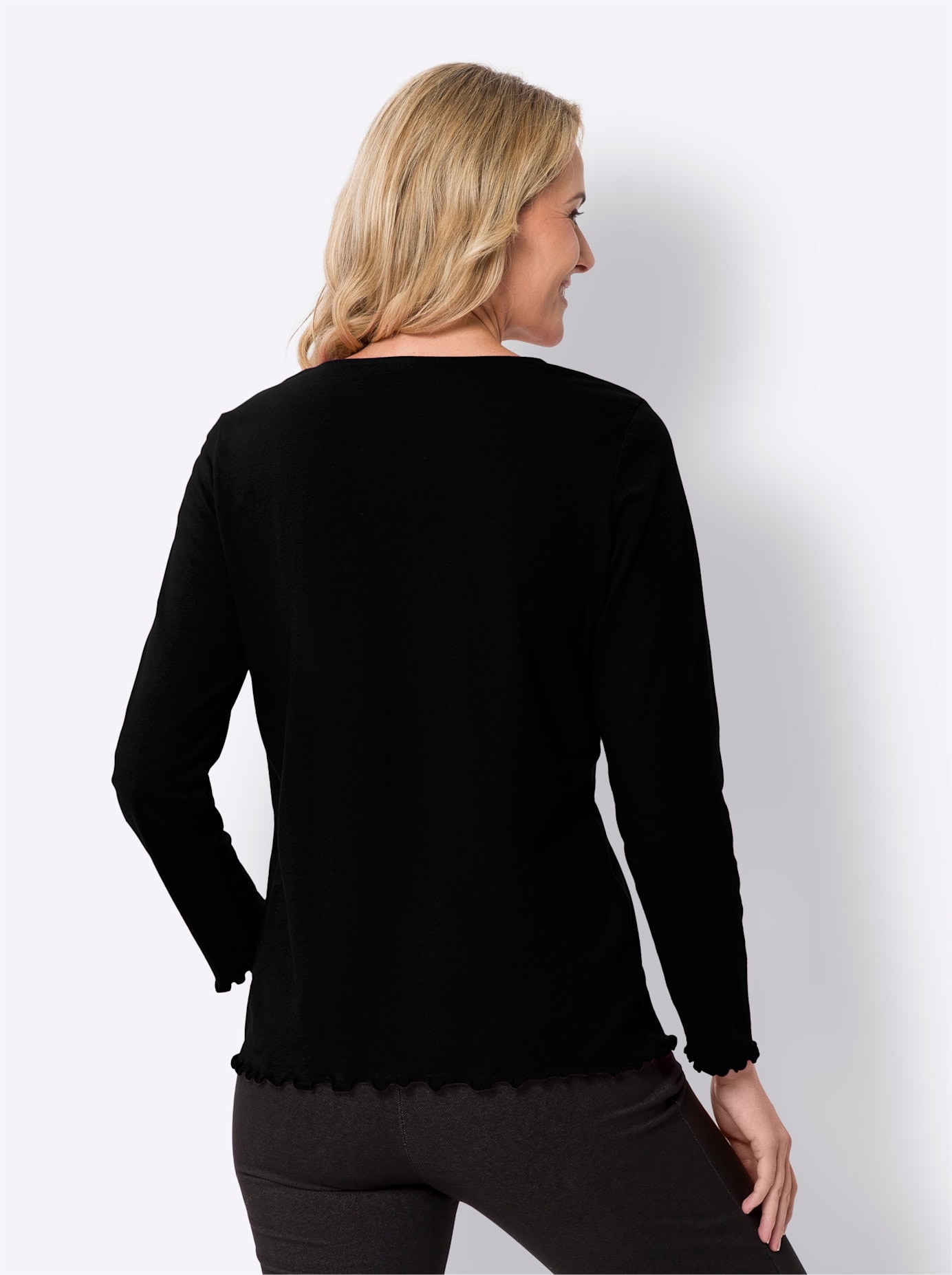 nicht definiert 2-in-1-Shirt »Langarm-Shirt«, (1 tlg.)