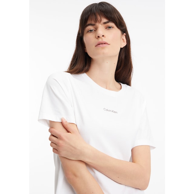 Calvin Klein T-Shirt »MICRO LOGO T-SHIRT«, aus reiner Baumwolle online  shoppen bei Jelmoli-Versand Schweiz