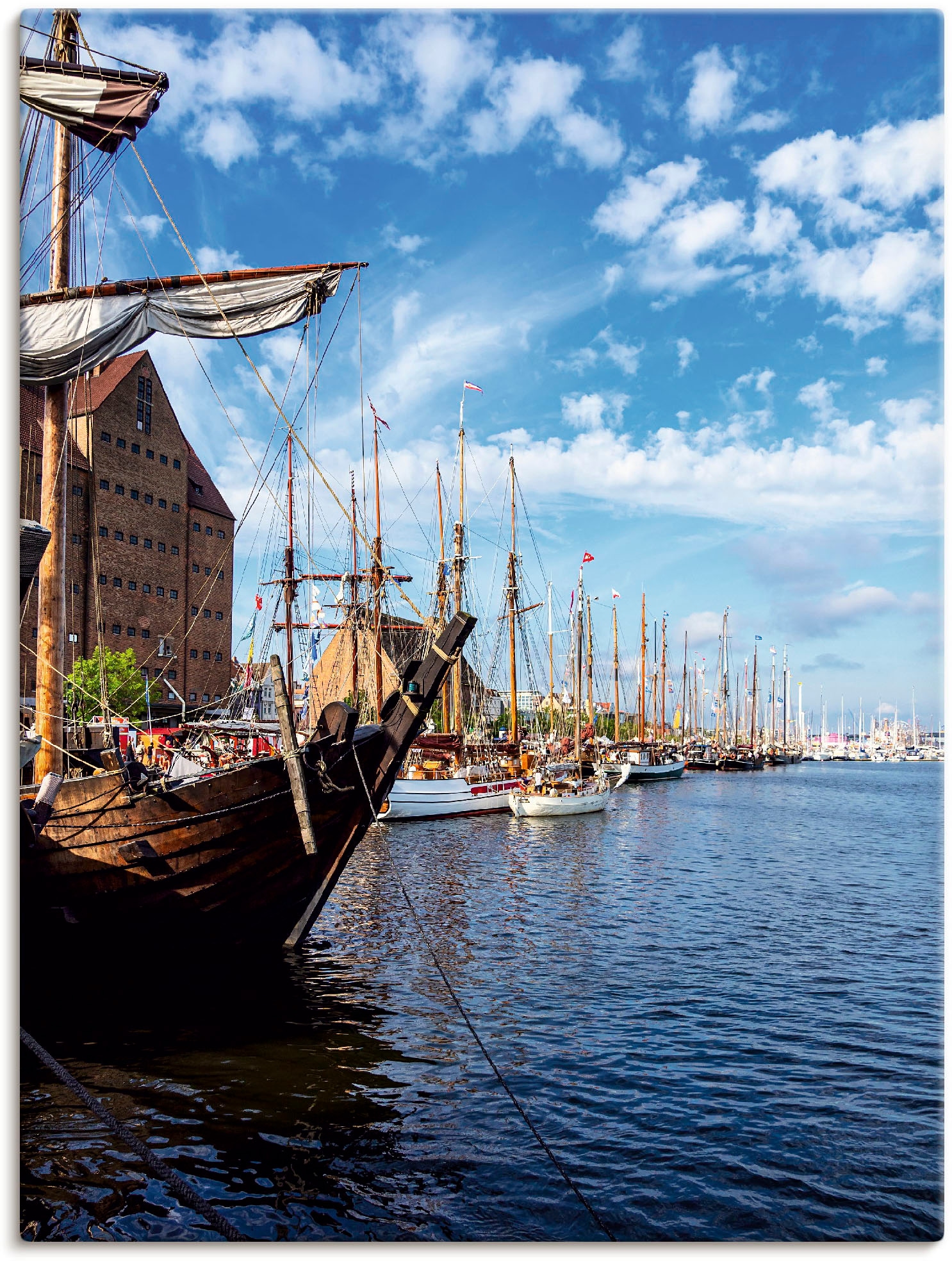 Artland Wandbild »Segelschiffe auf Warnow Rostock«, Bilder von Booten &  Schiffen, (1 St.), als Alubild, Leinwandbild, Wandaufkleber oder Poster in  versch. Grössen online kaufen | Jelmoli-Versand
