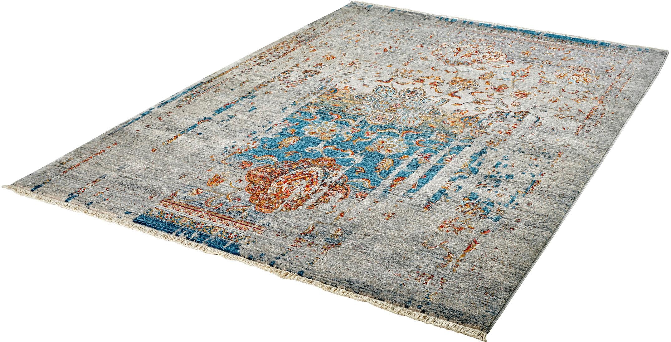 ❤ Obsession Teppich »My Laos 453«, rechteckig, modernes Vintage Design, mit  Fransen kaufen im Jelmoli-Online Shop
