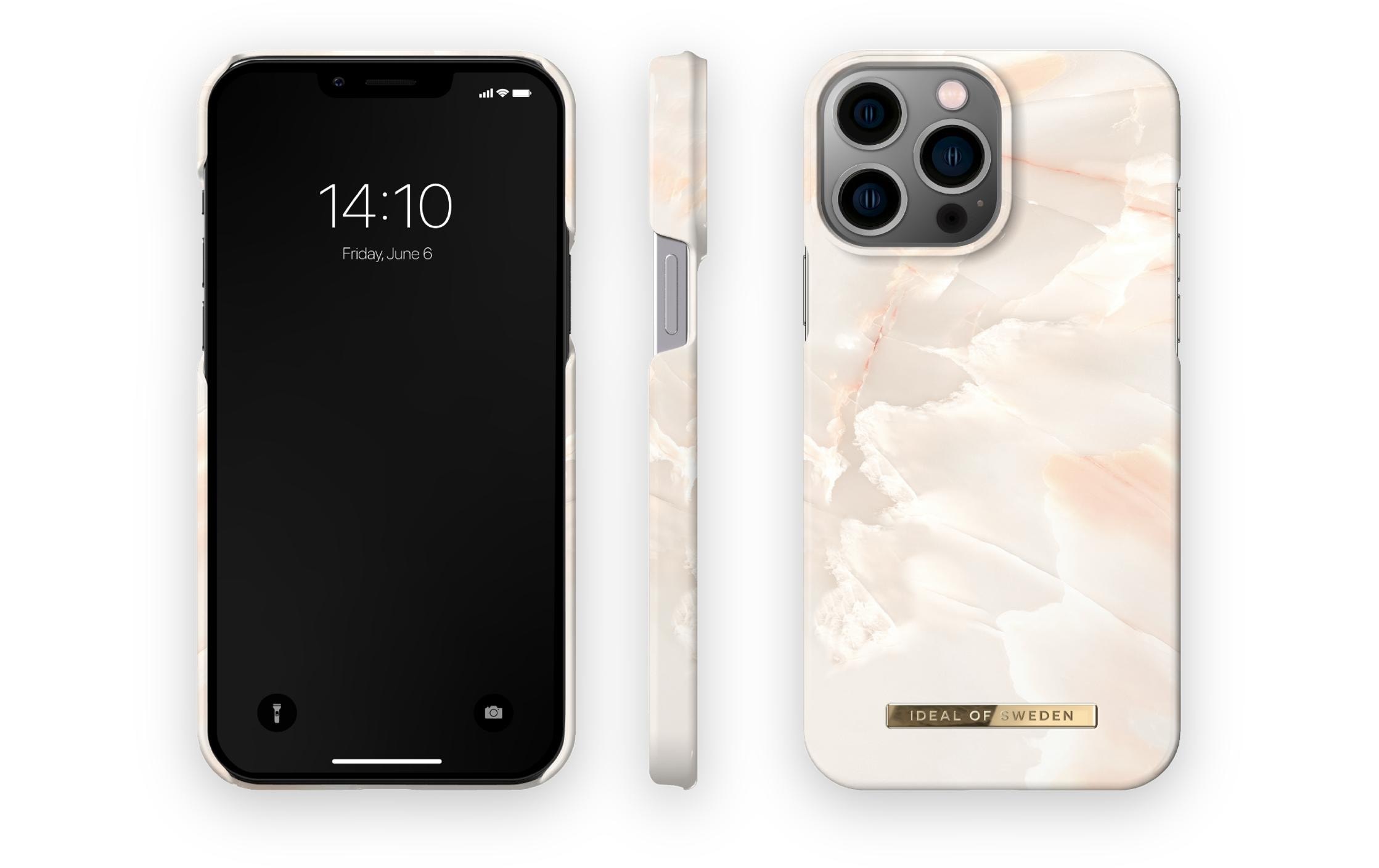 iDeal of Sweden Smartphone-Hülle »Rose Pearl Marble iPhone 14 Pro Max«