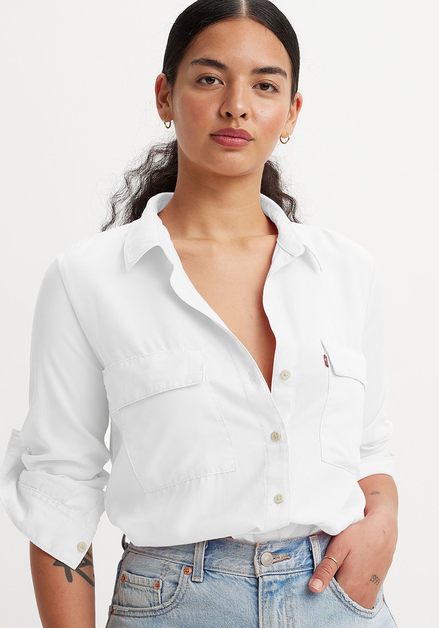 Levi's® Hemdbluse »DOREEN UTILITY SHIRT RE«, in gewaschener Optik