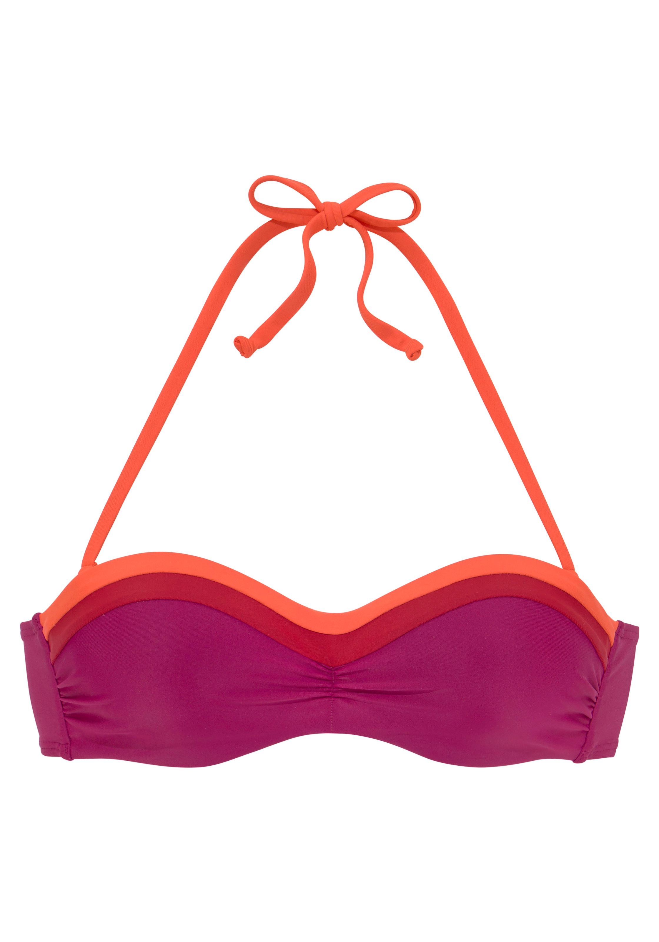 s.Oliver Bügel-Bandeau-Bikini-Top »Yella« mit kontrastfarbenen Details