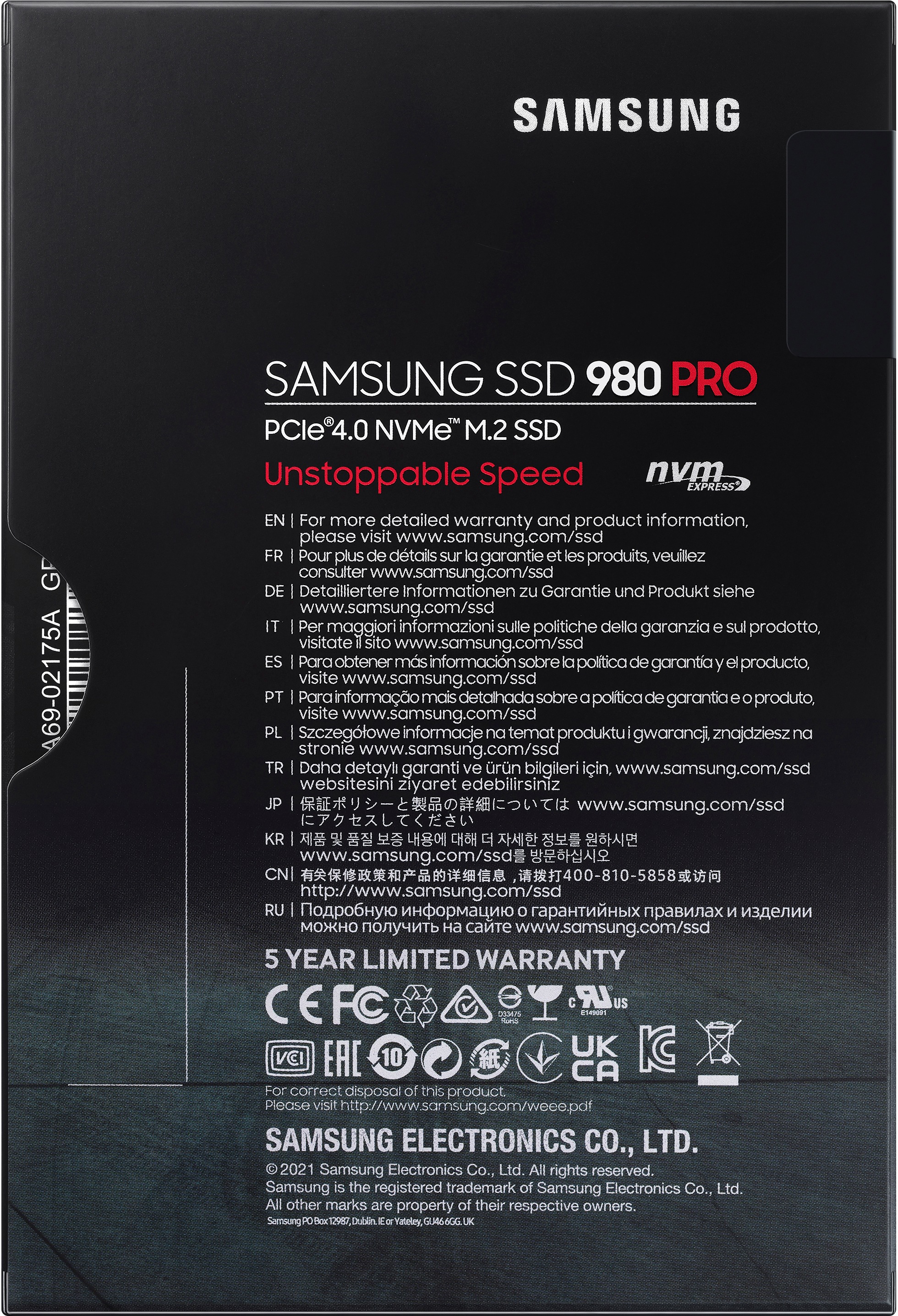 Samsung interne SSD »980 PRO SSD 2TB + PS5 DualSense Controller«, Anschluss M.2 PCIe 4.0, Playstation 5 kompatibel, PCIe® 4.0 NVMe™, M.2