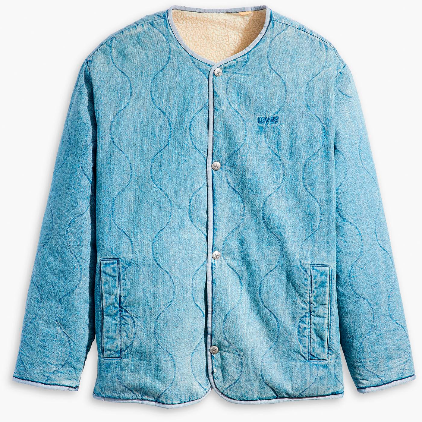 Levi's® Fleecejacke »ABBOTTS REV FILLED CARDI G«, 2in1 Jacke - Wendejacke