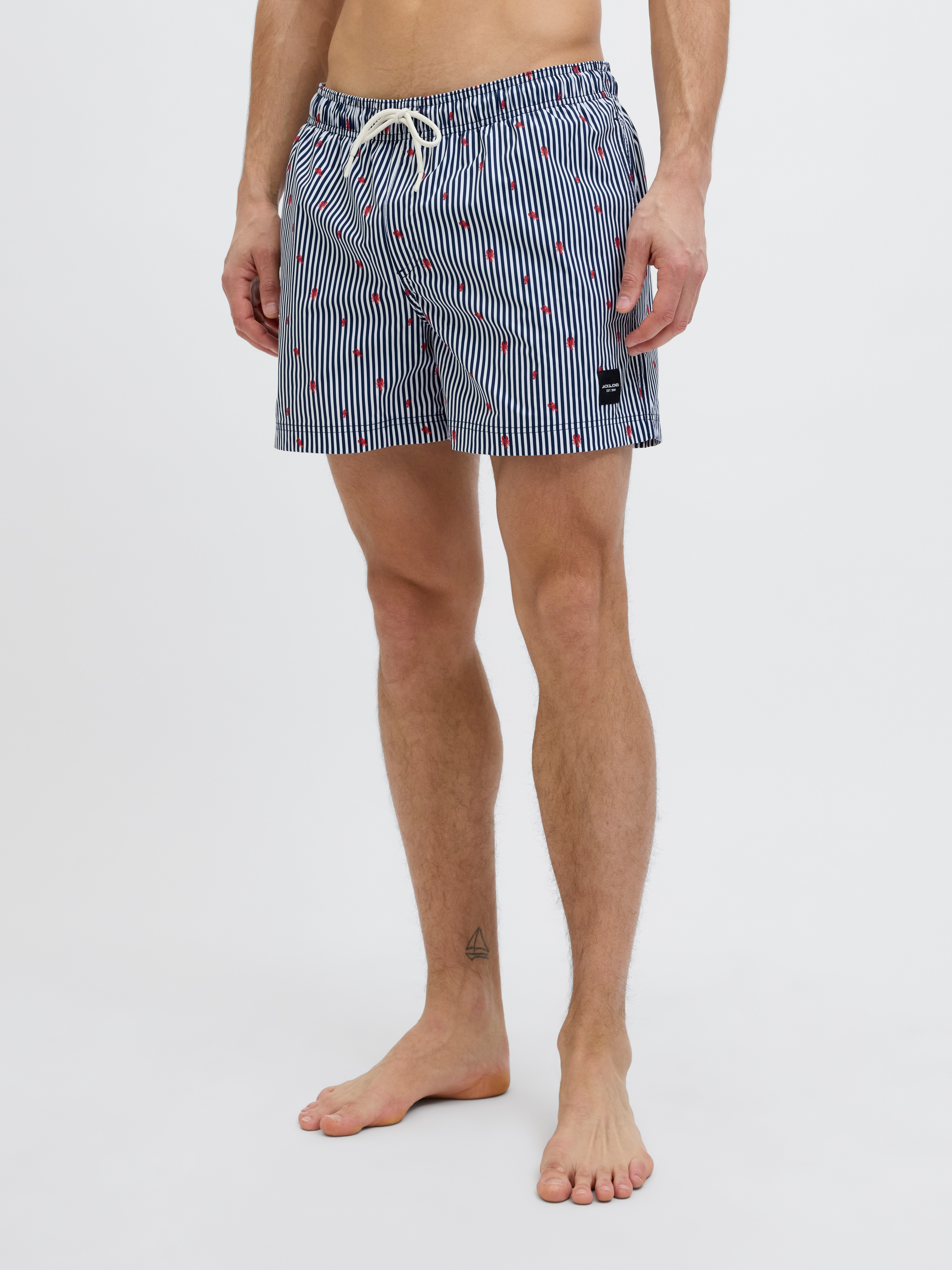 Jack & Jones Badeshorts "JPSTMAUI JJSWIM MINI STRIPE AKM SN"