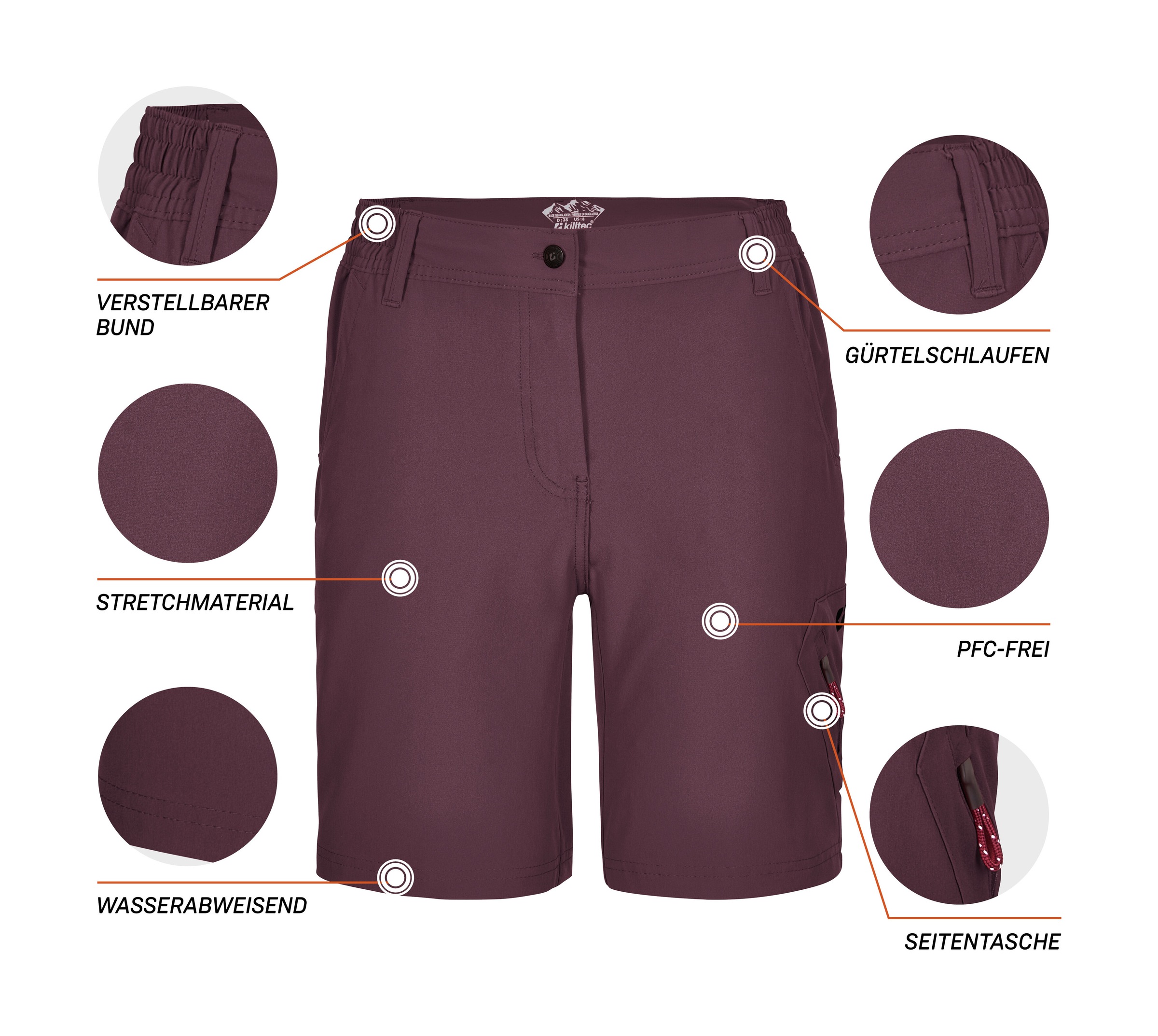 Killtec Bermudas »KOS 248 WMN BRMDS«