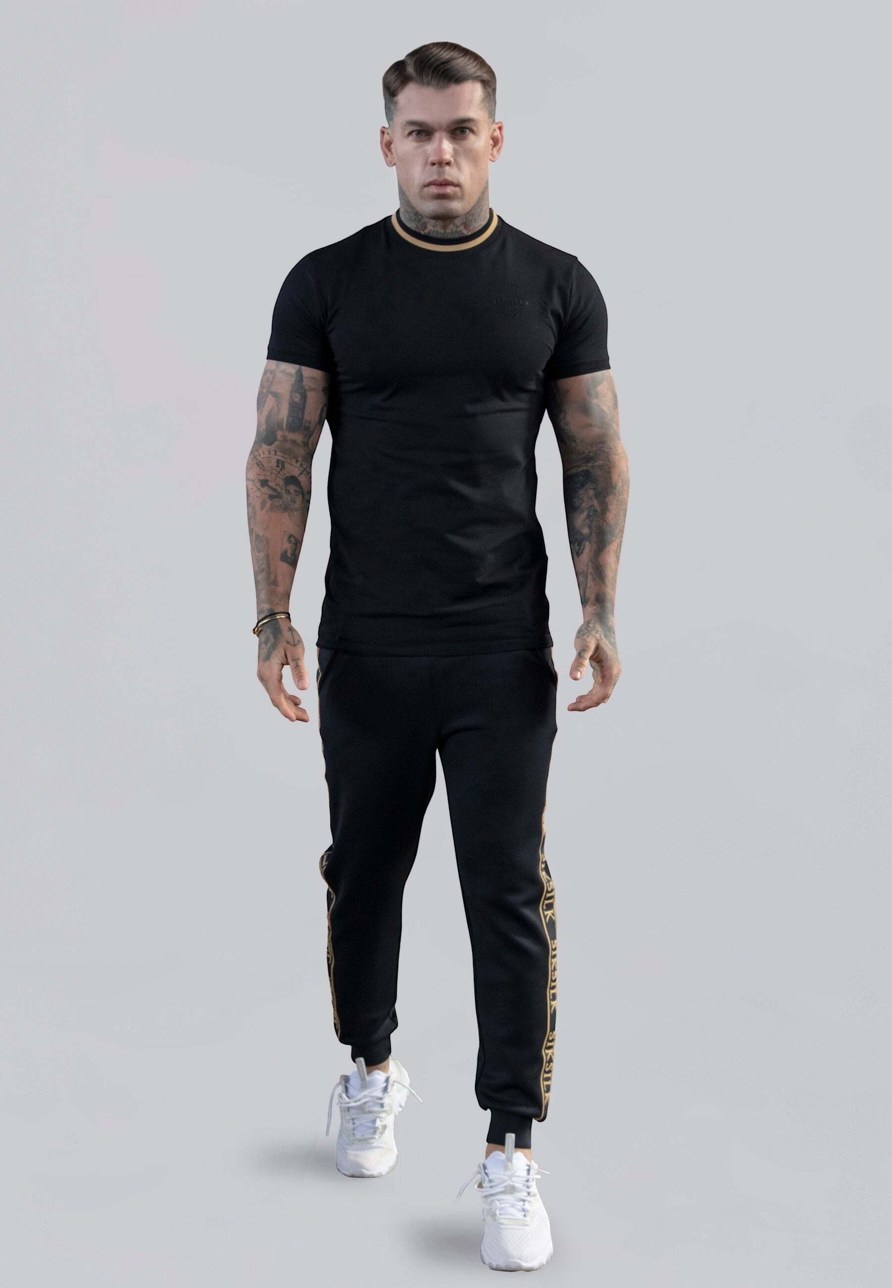 Siksilk T-Shirt »Siksilk T-Shirt Muscle Fit T-Shirt«