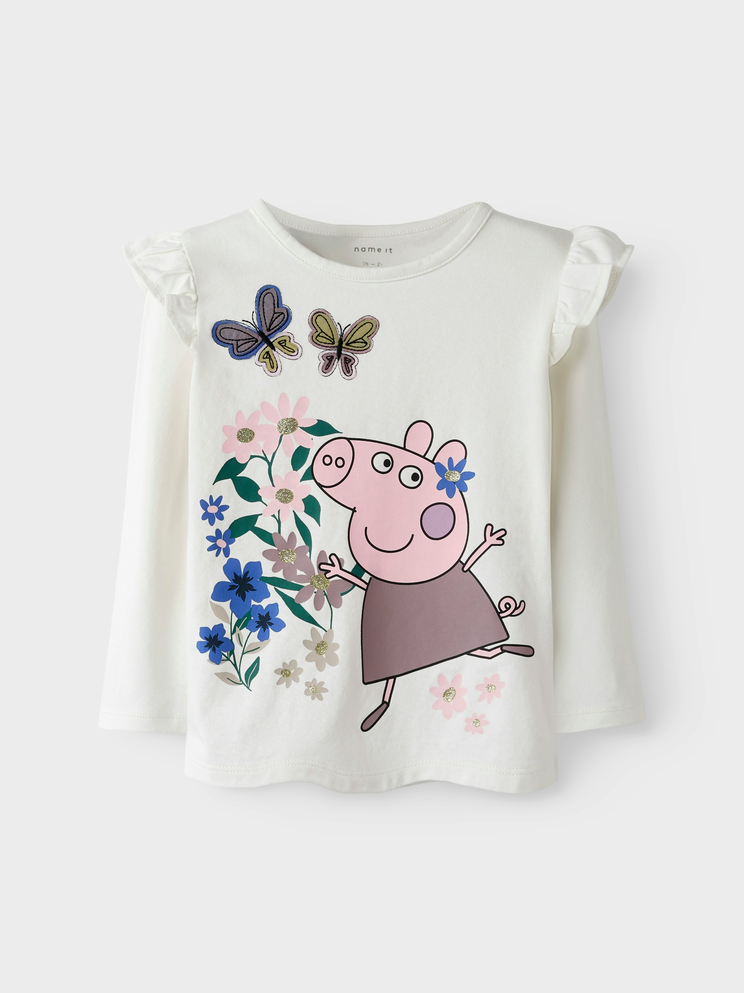 Name It Langarmshirt »NMFANNA PEPPA LS TOP BOX CPLG«